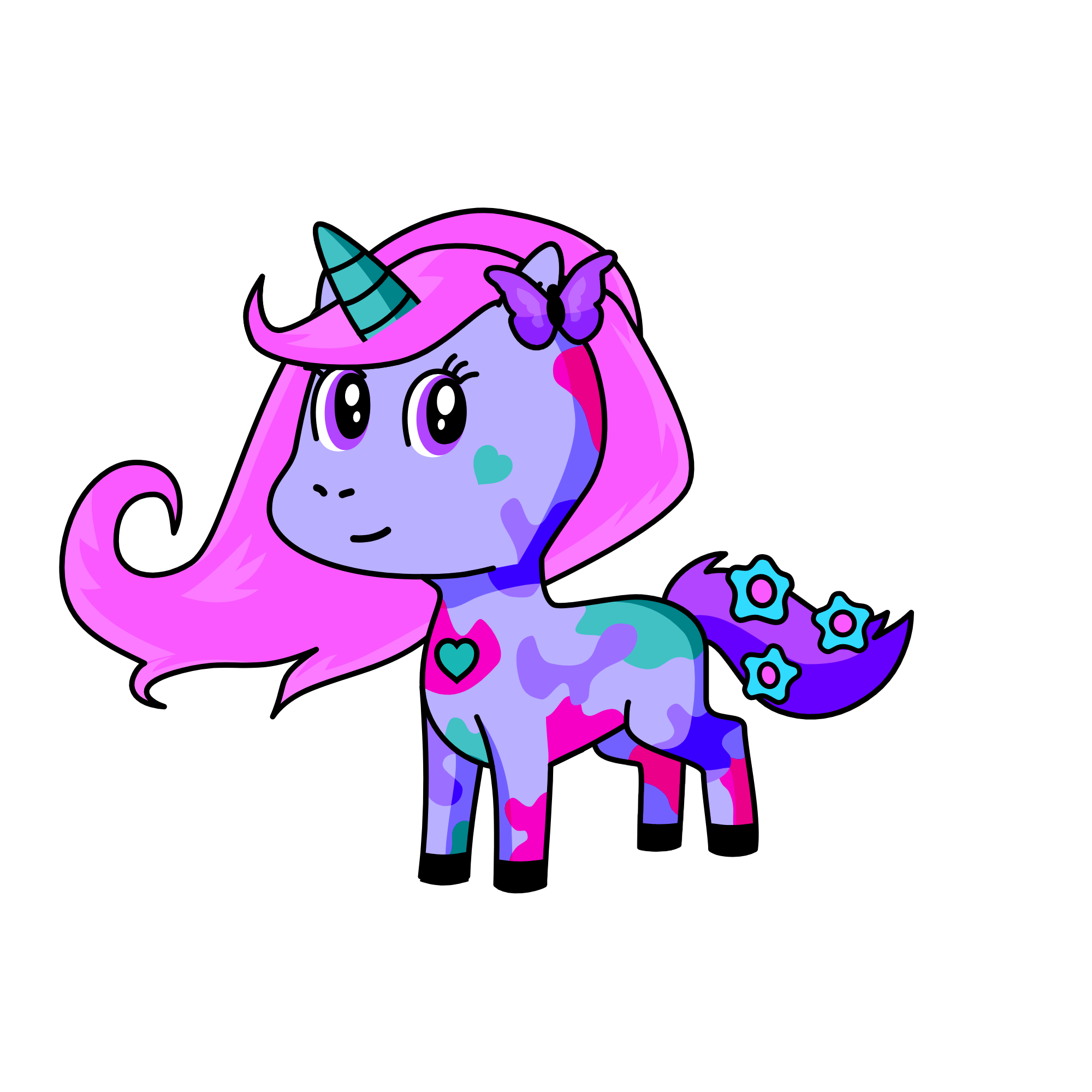 cupcake, the unicorn