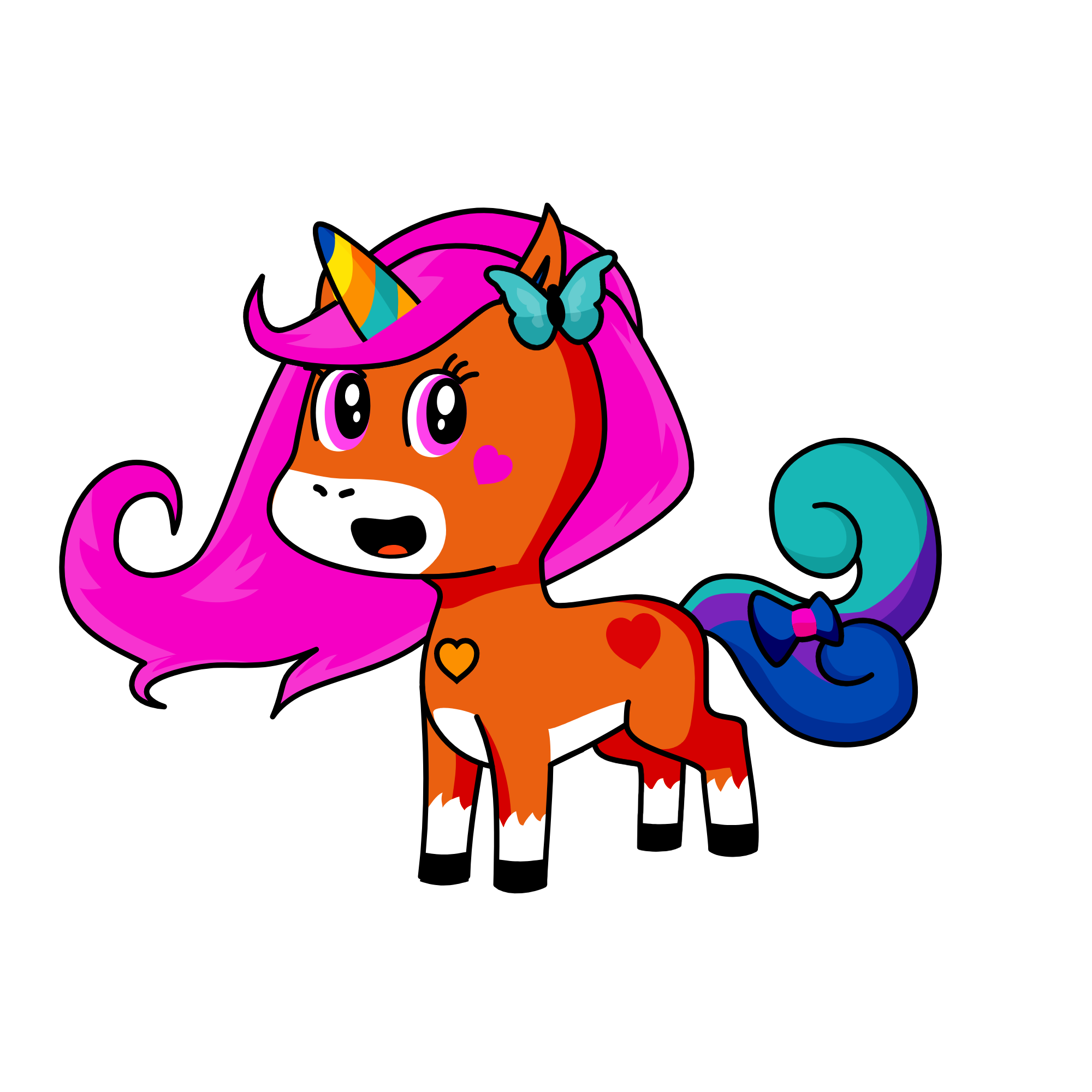 melat, the unicorn
