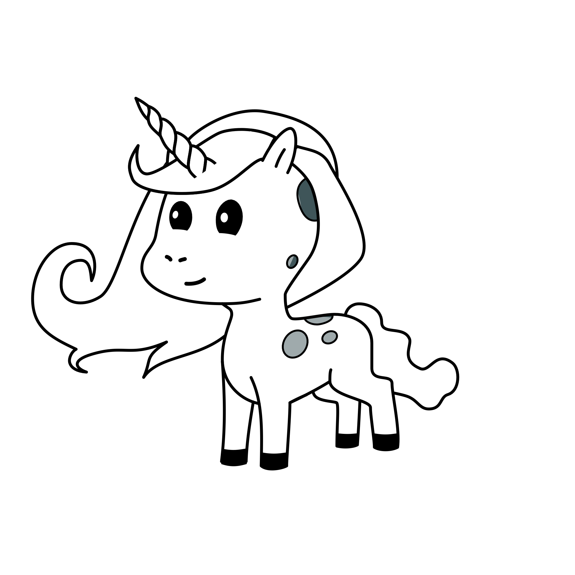 Marshmallow, the unicorn