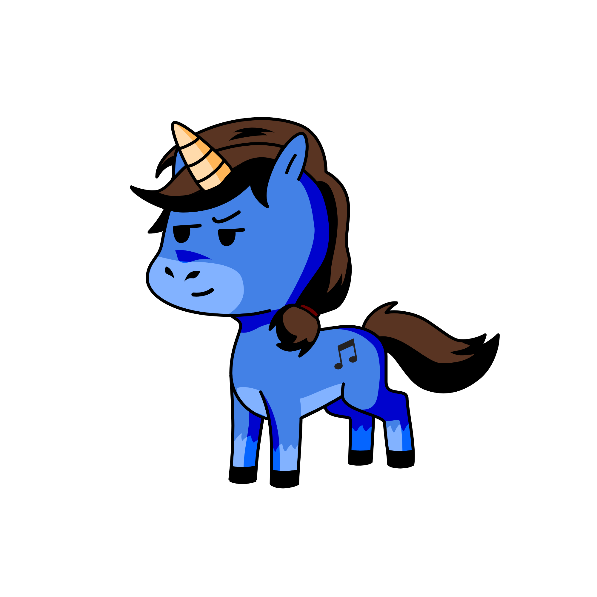 Saxon, the unicorn