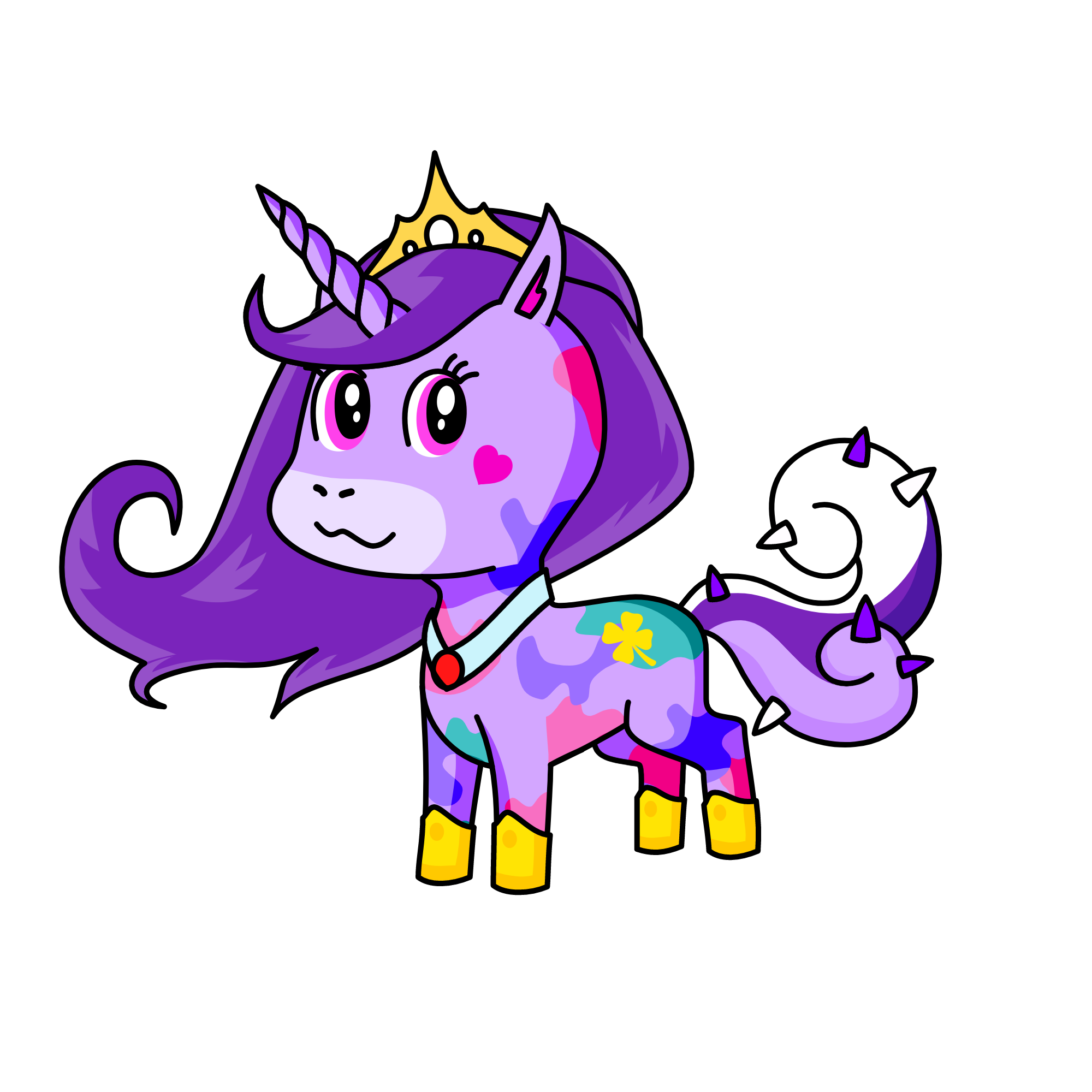 Princess Clover, the unicorn