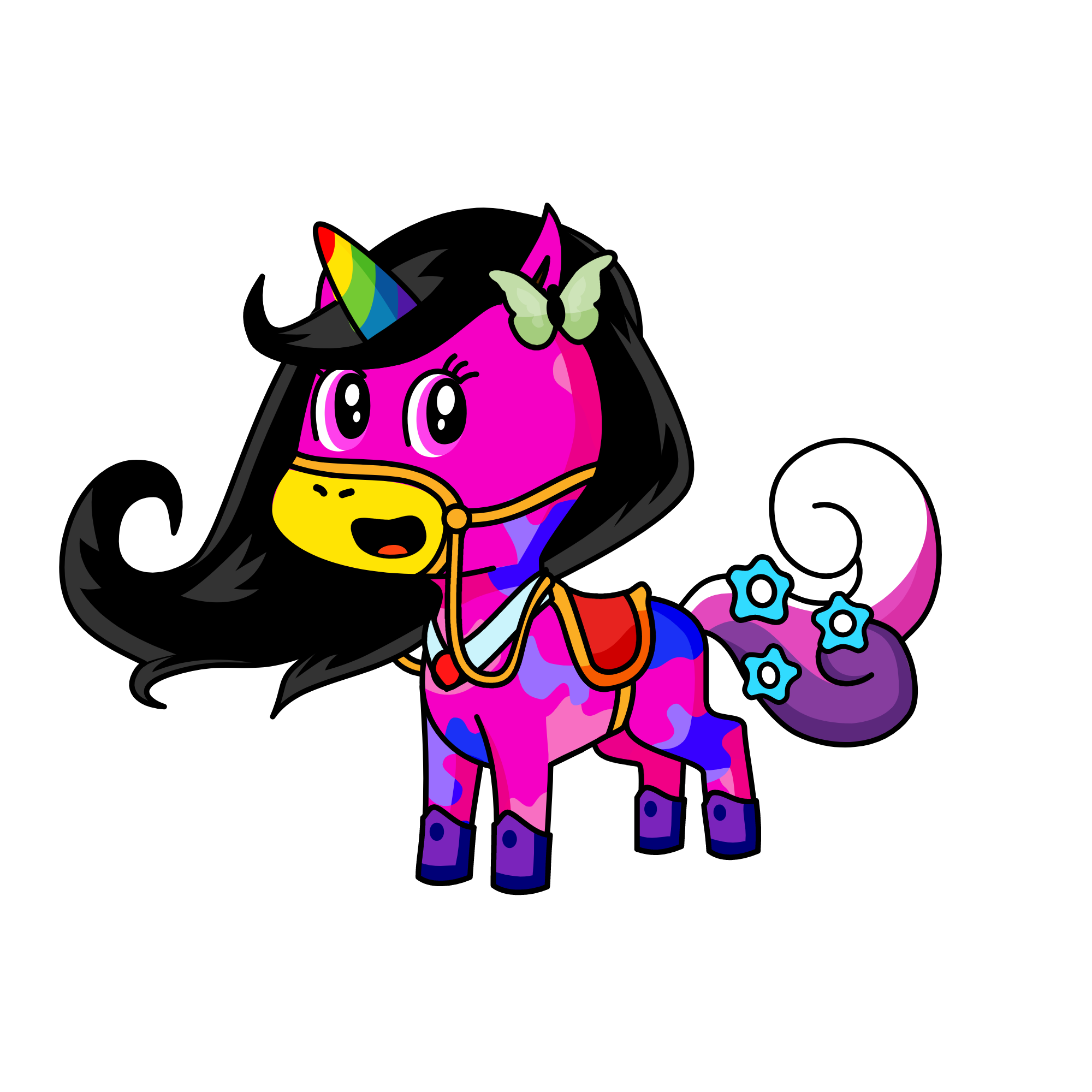 pinky, the unicorn
