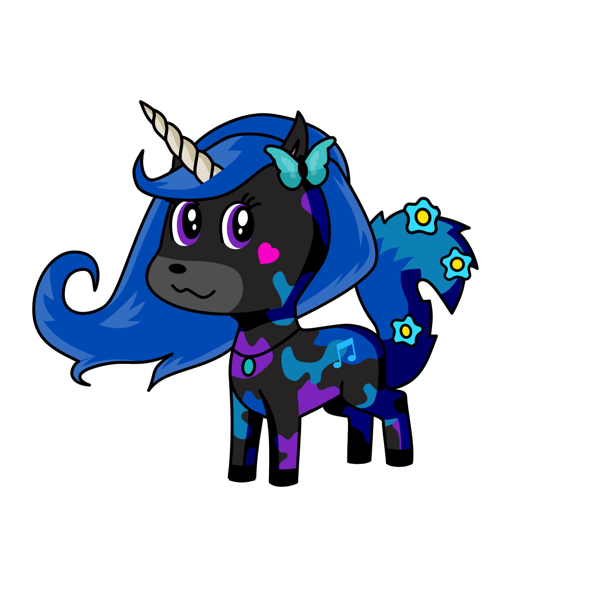 Night, the unicorn