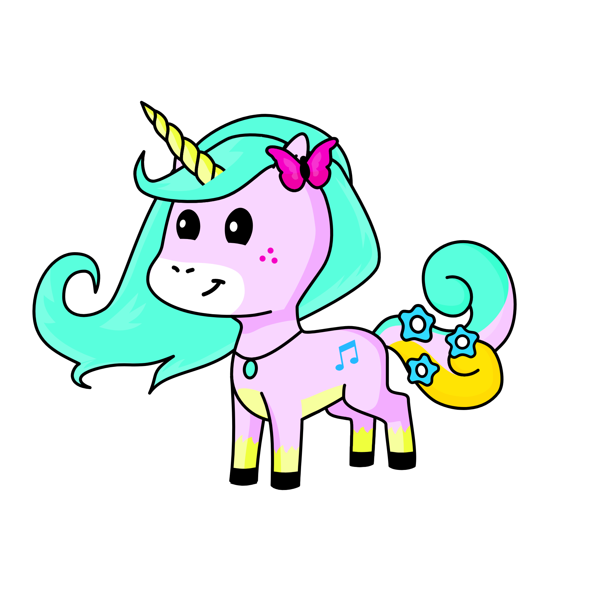 Buttercup, the unicorn