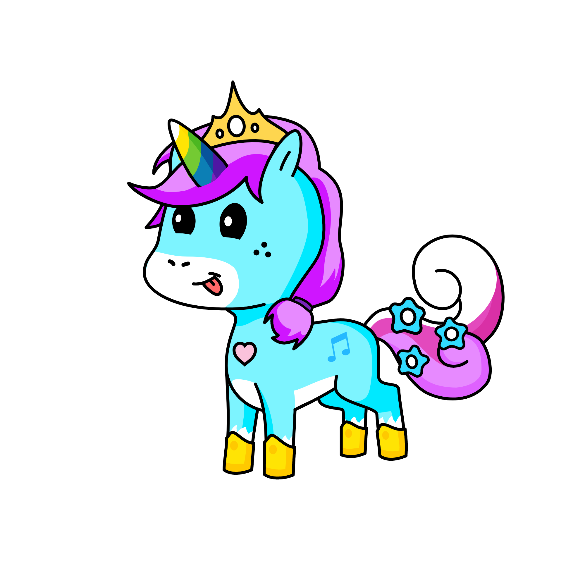 Princess Lulu, the unicorn