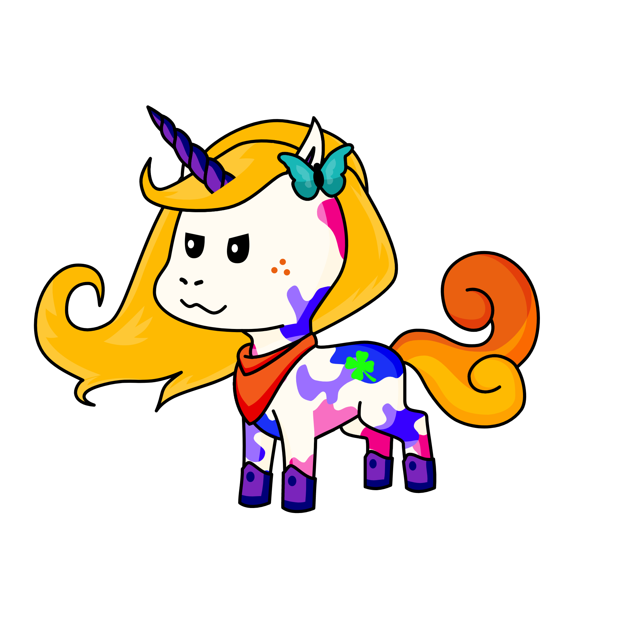 Danger is my Middle name , the unicorn