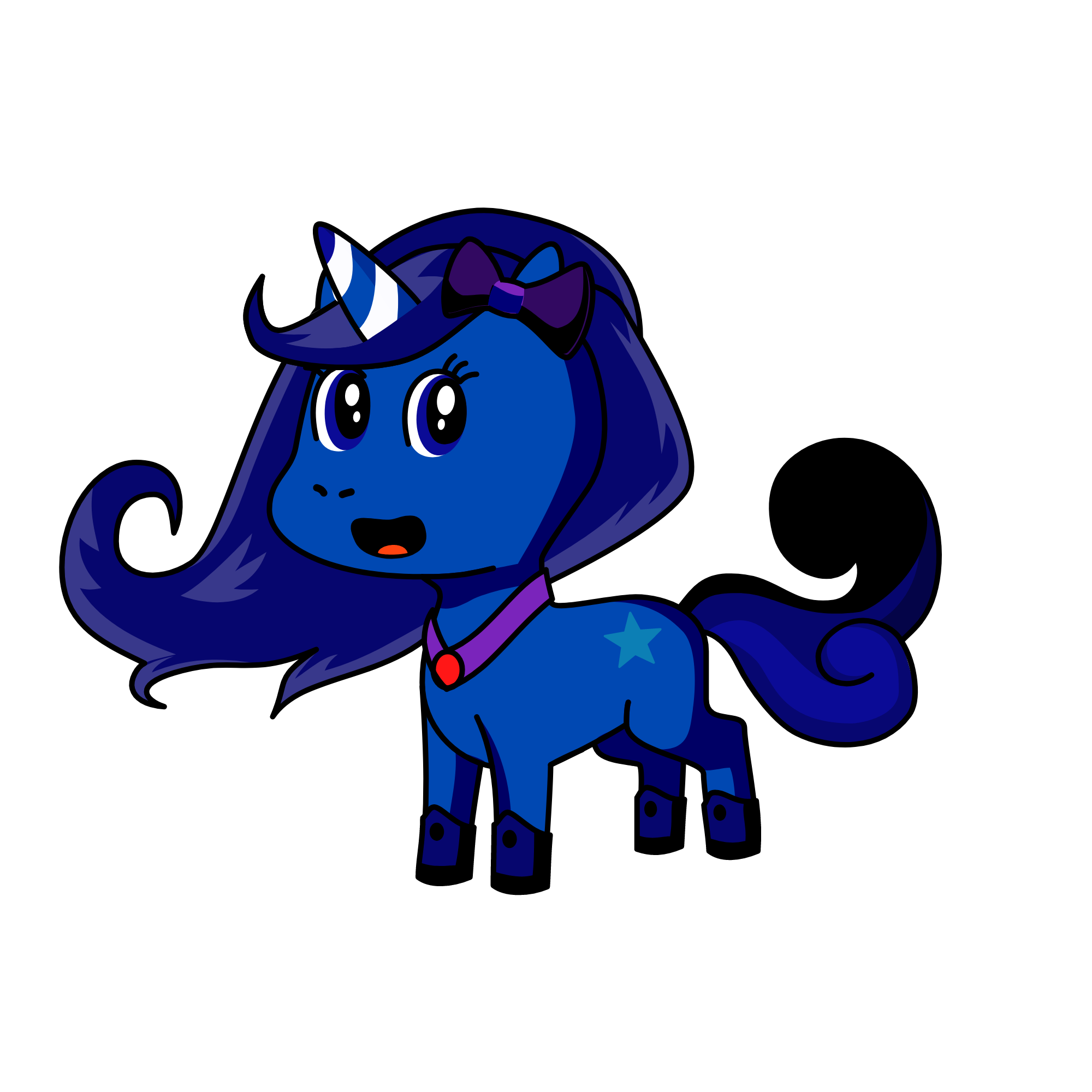 Luna, the unicorn