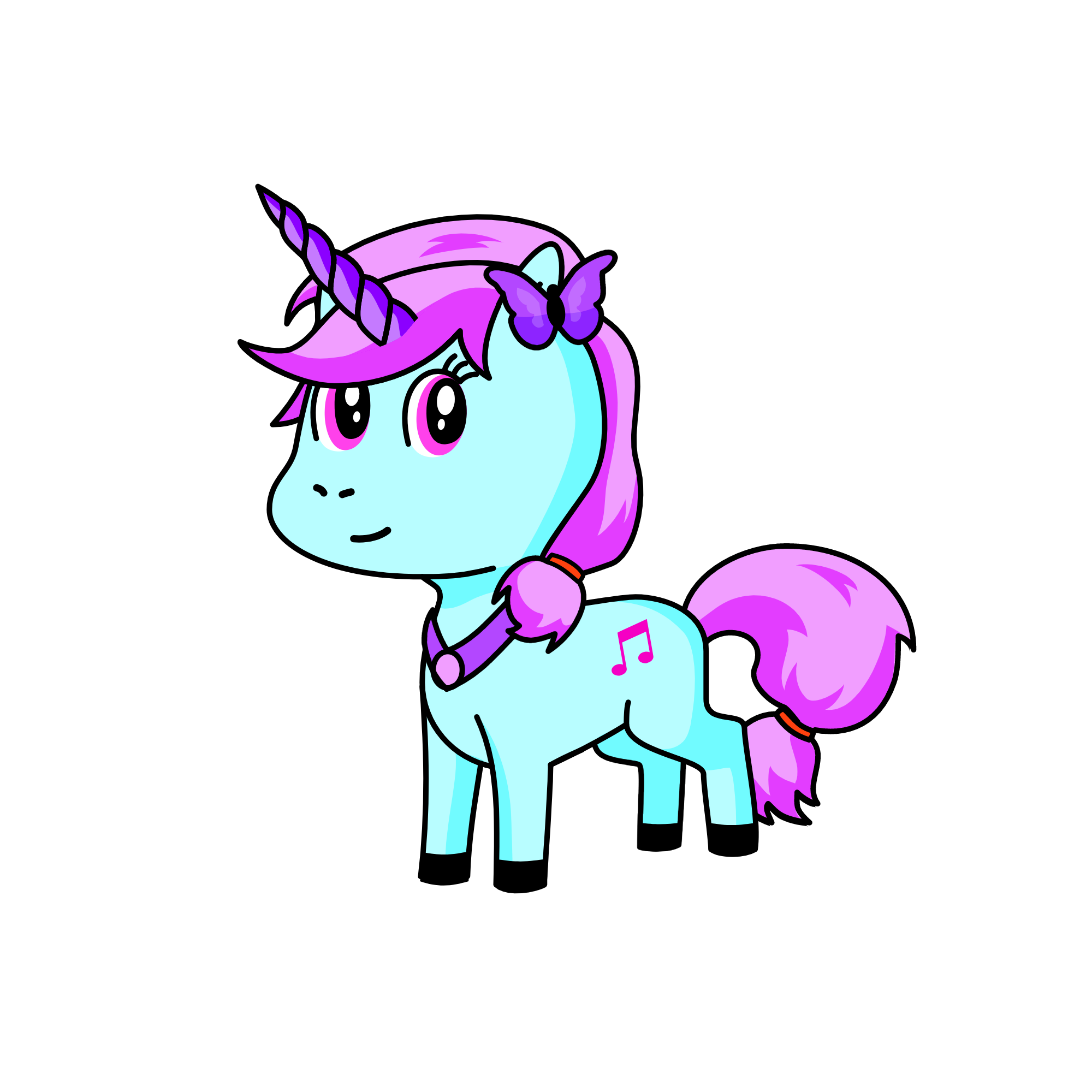 pircess safia, the unicorn