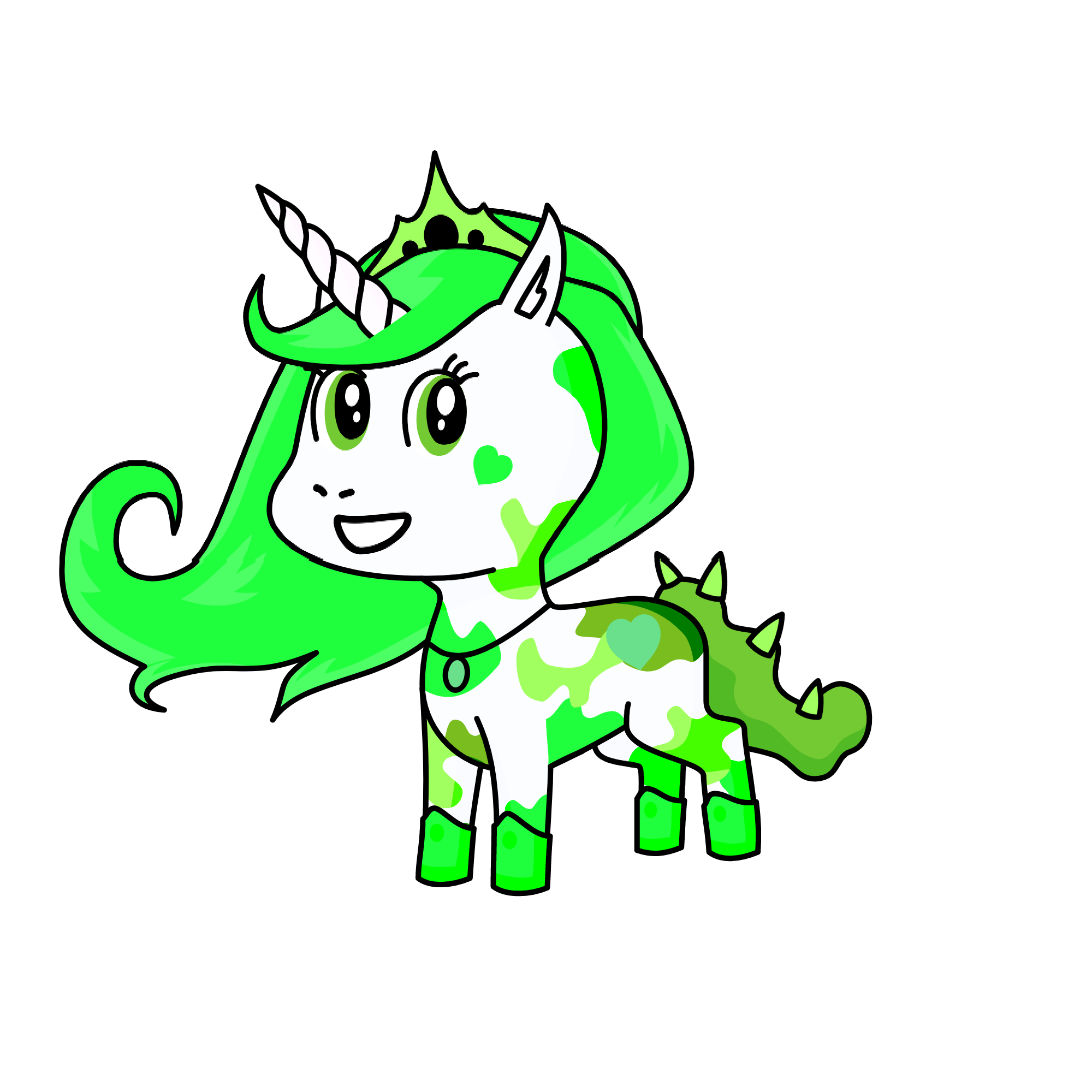 Greenscreen , the unicorn