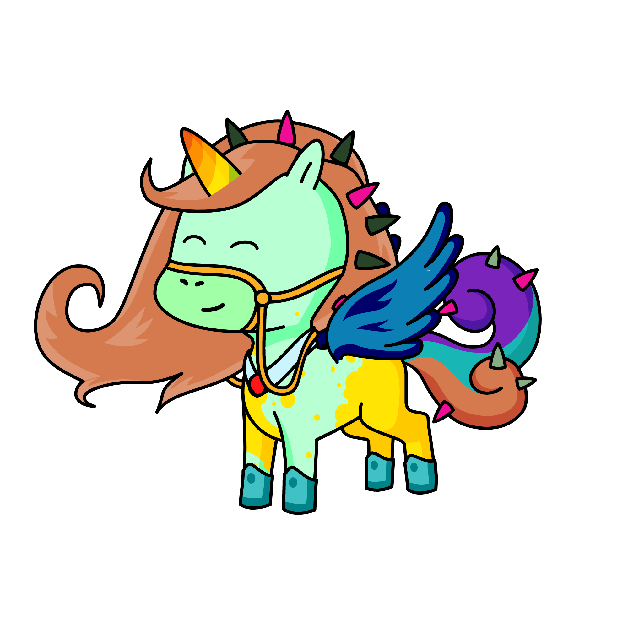 Bluebird, the unicorn