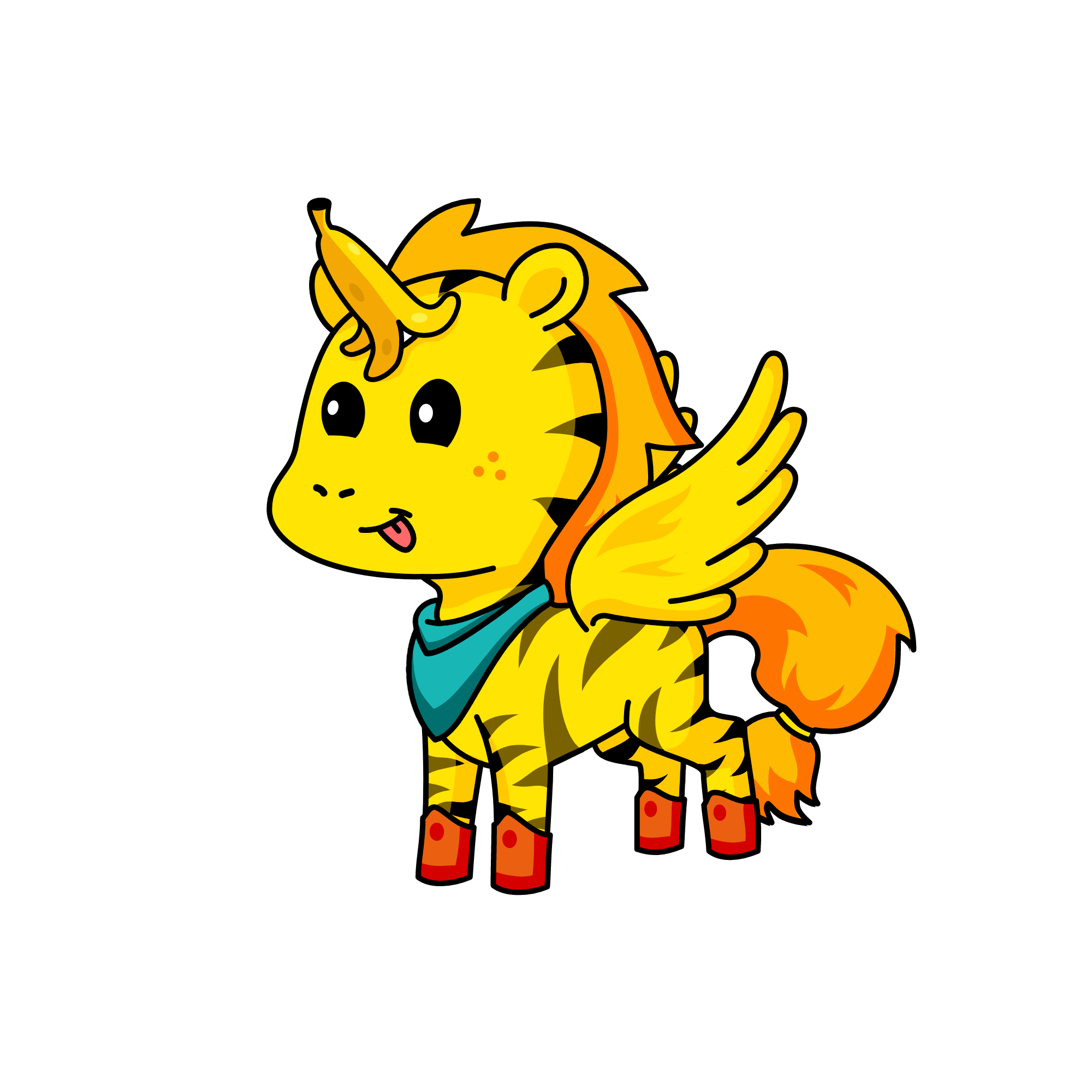 Banana Split, the unicorn