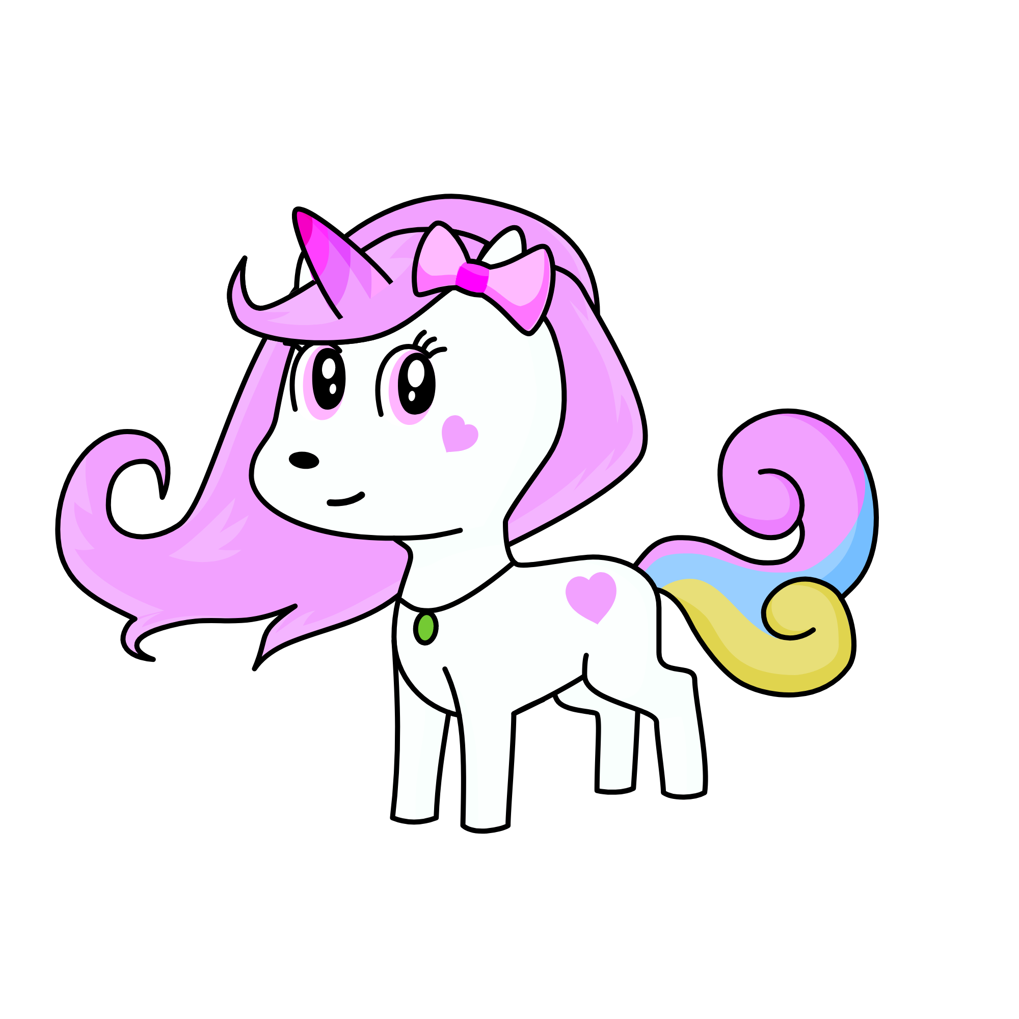 Cream, the unicorn