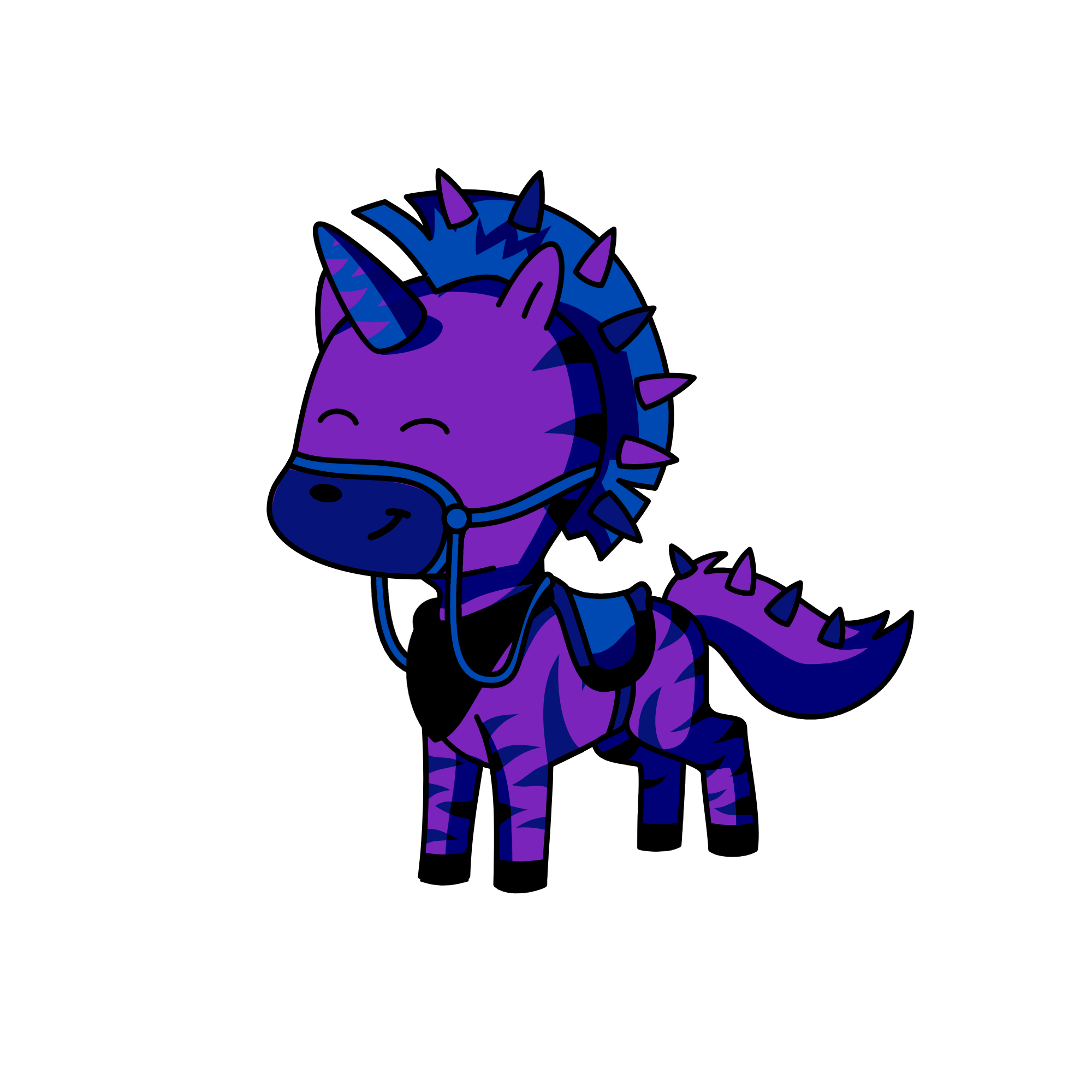 Blurple, the unicorn