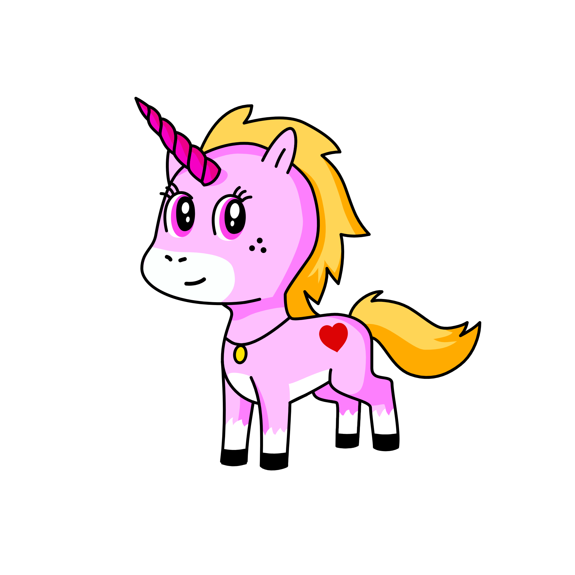 rose, the unicorn