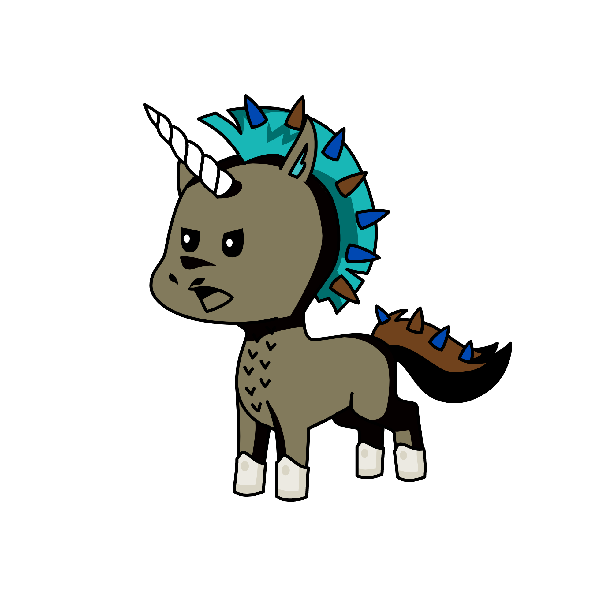 PUNKY, the unicorn
