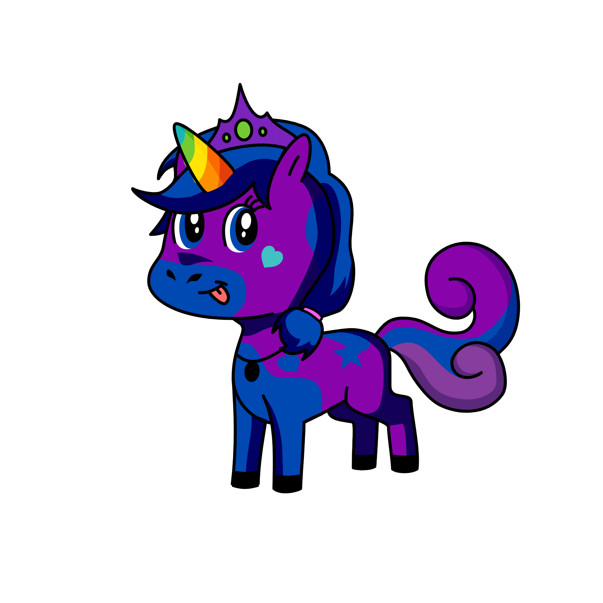 Midnight, the unicorn