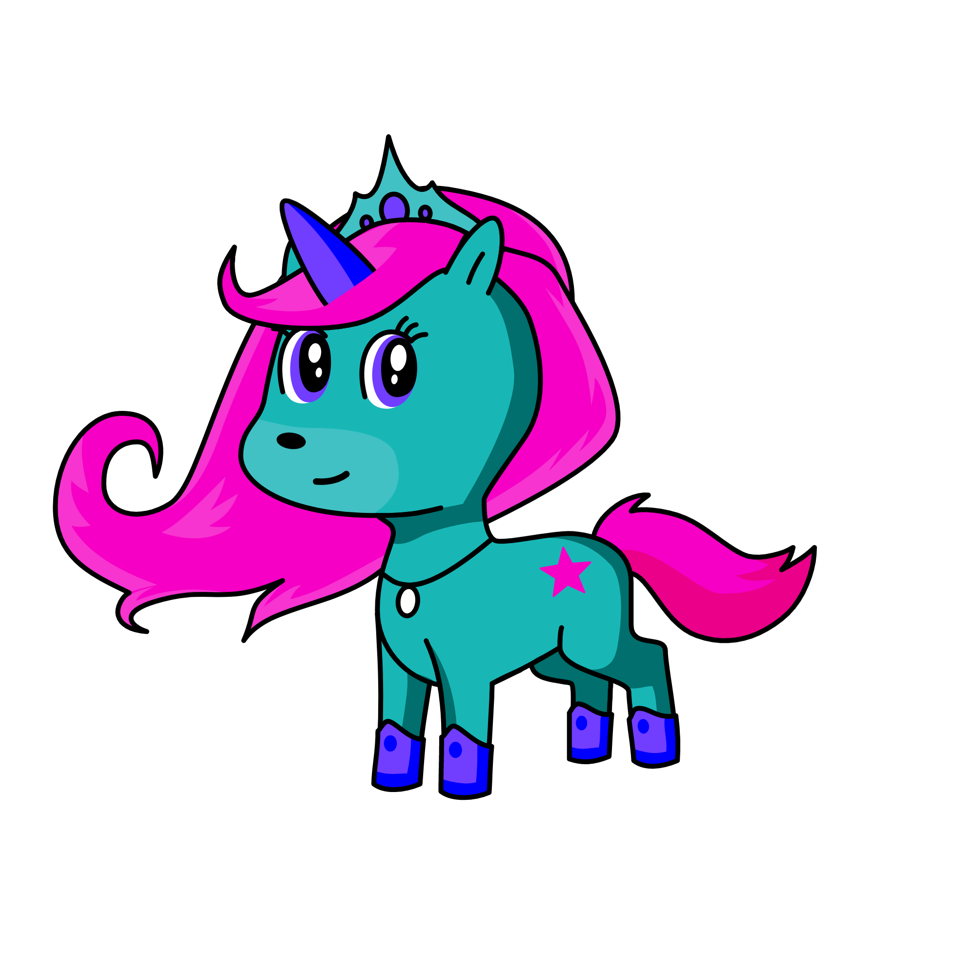 Famlly Collrs, the unicorn