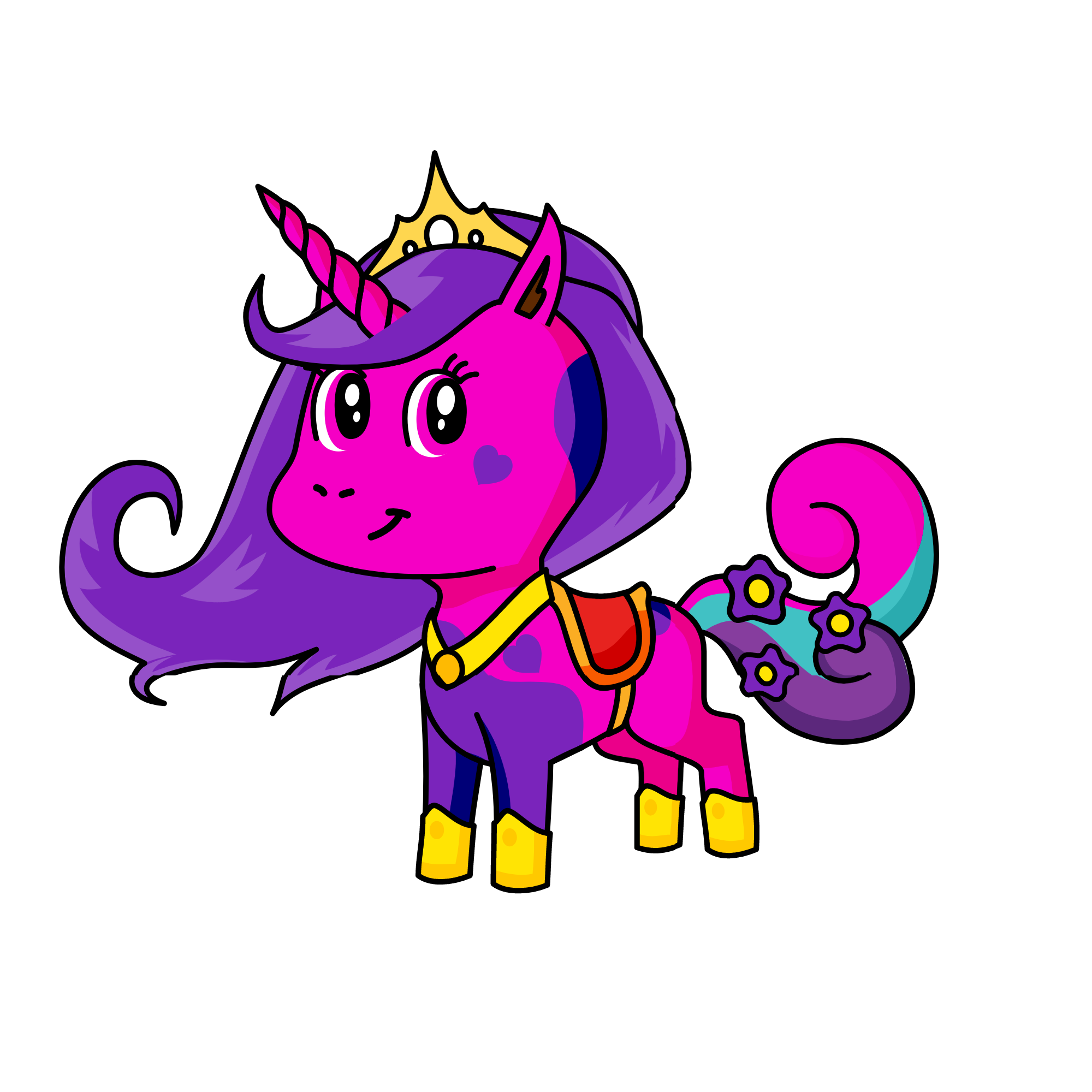 Princess peppy pp, the unicorn