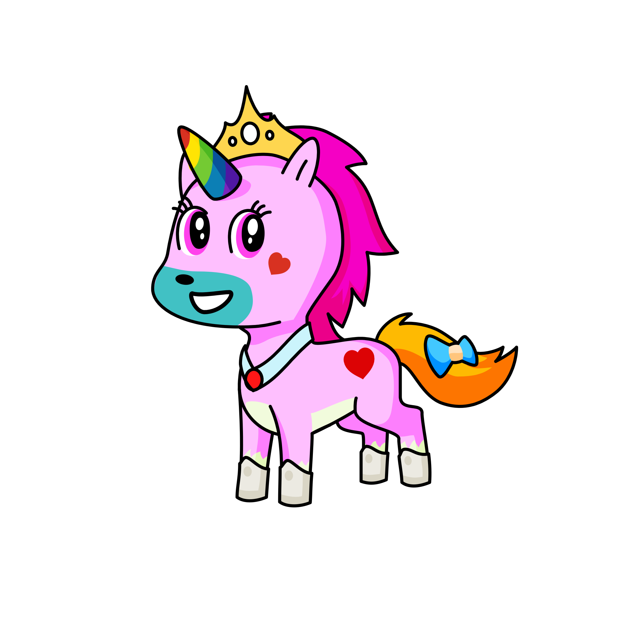 rainbow, the unicorn