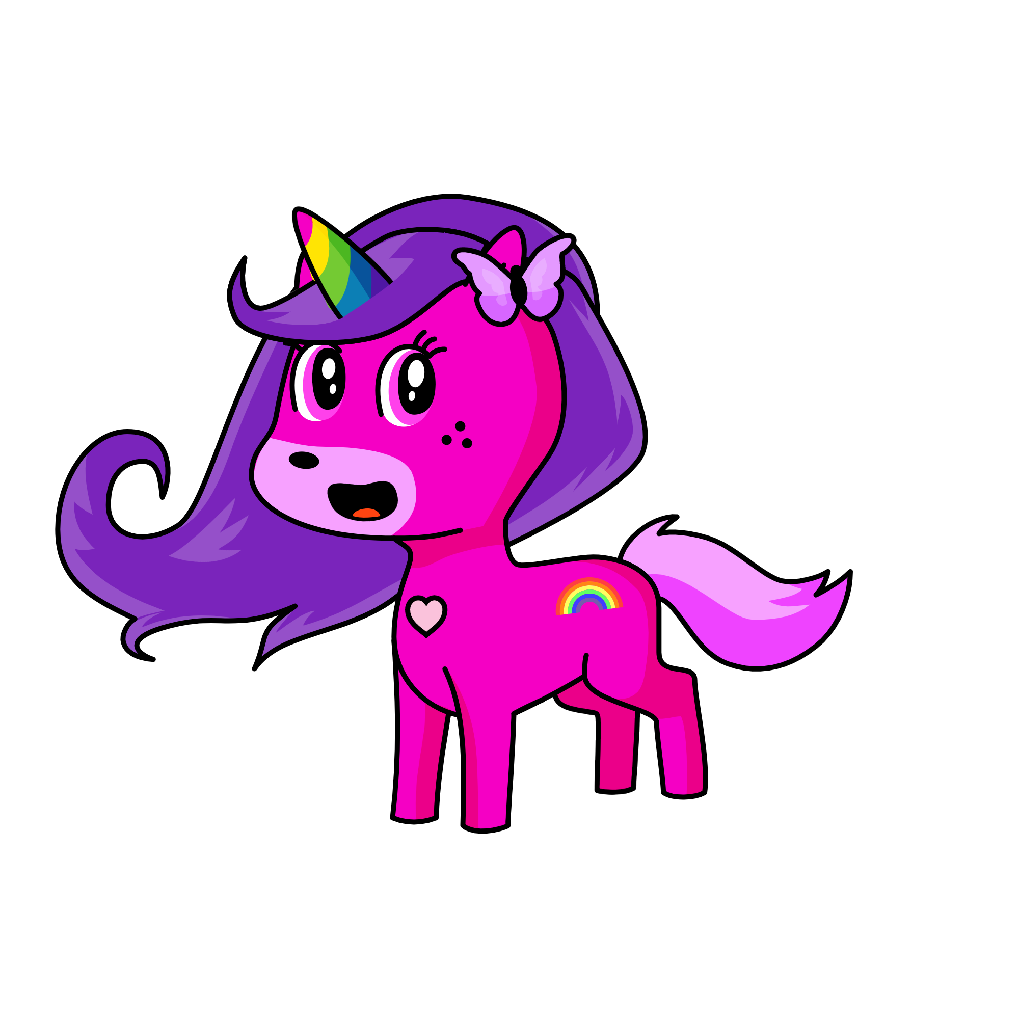 Rose, the unicorn