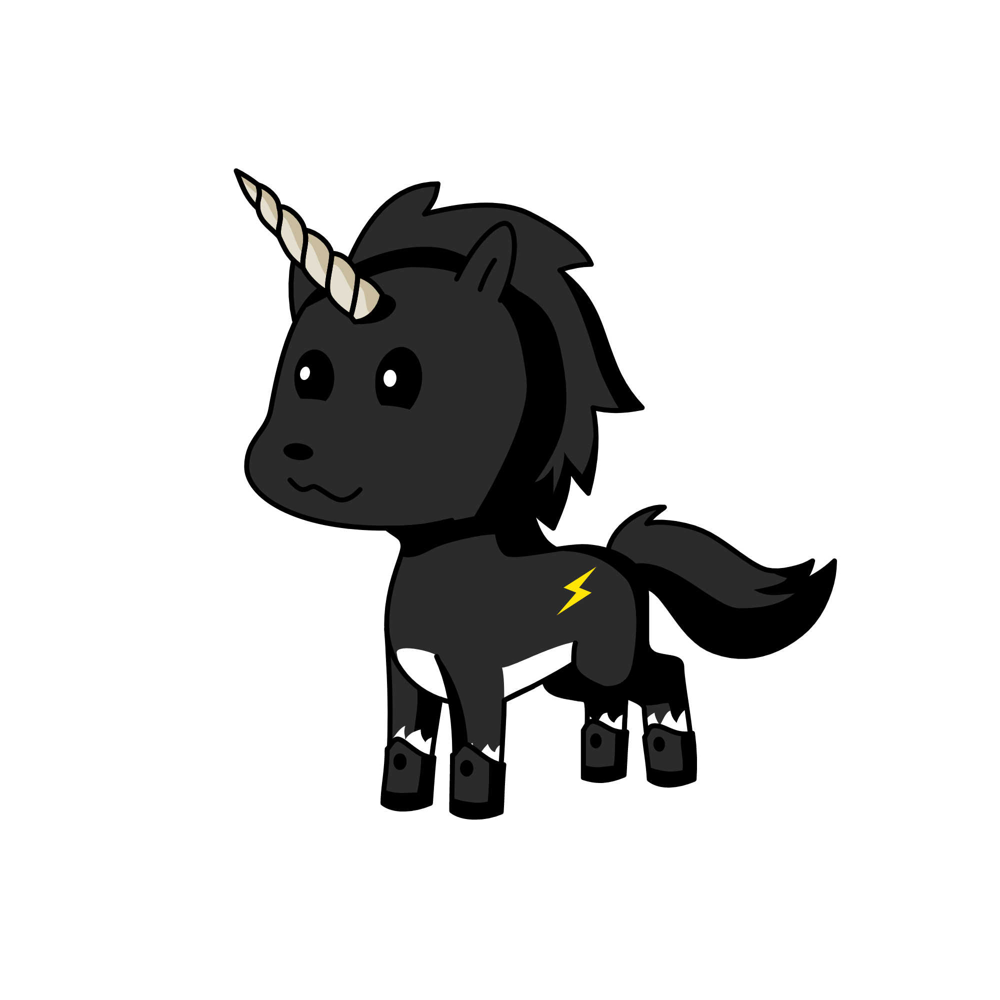 black adam, the unicorn