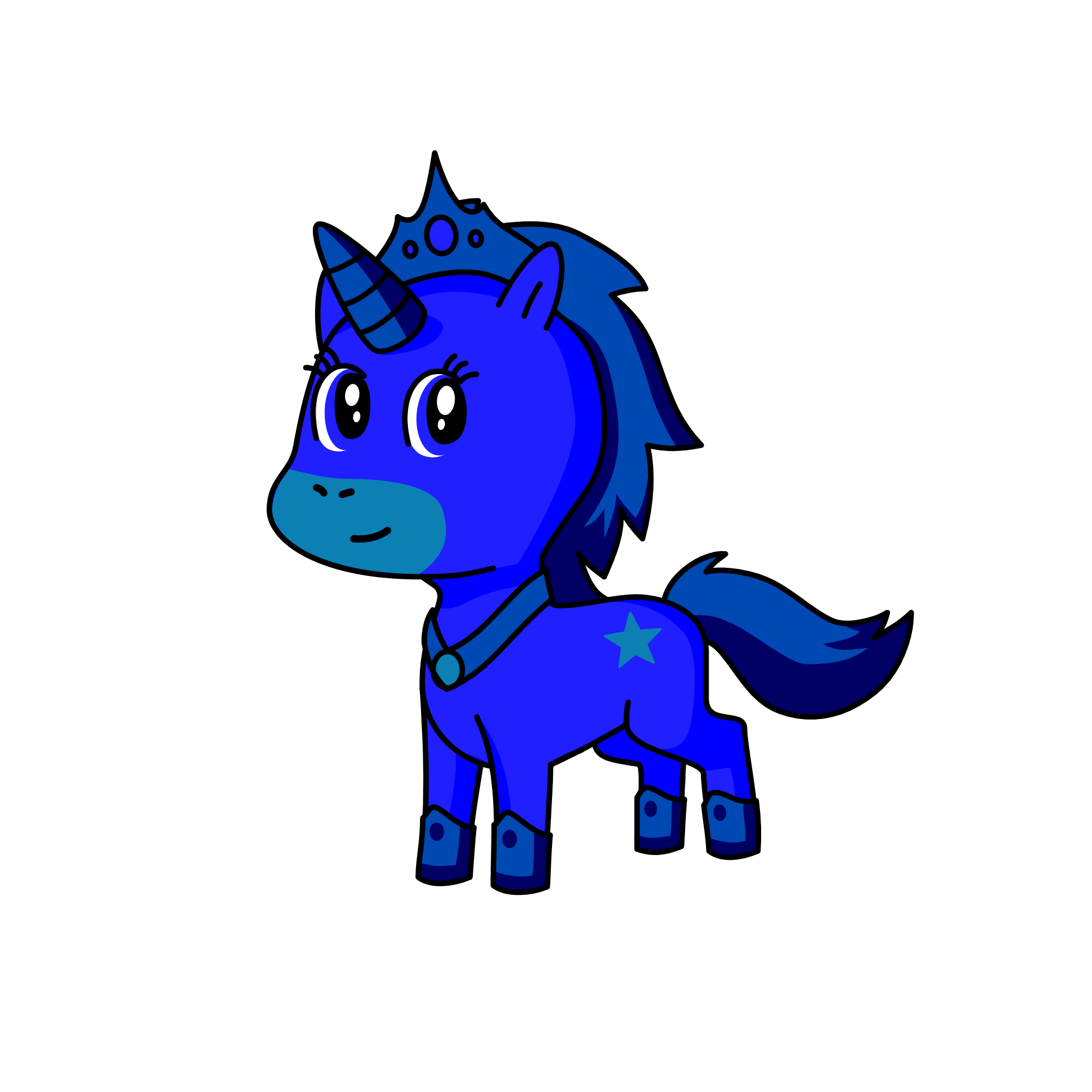 Princess Moon, the unicorn