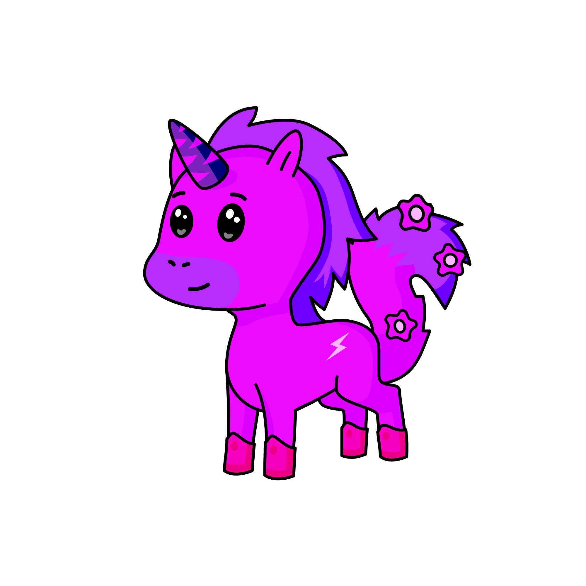 Purplecorn, the unicorn