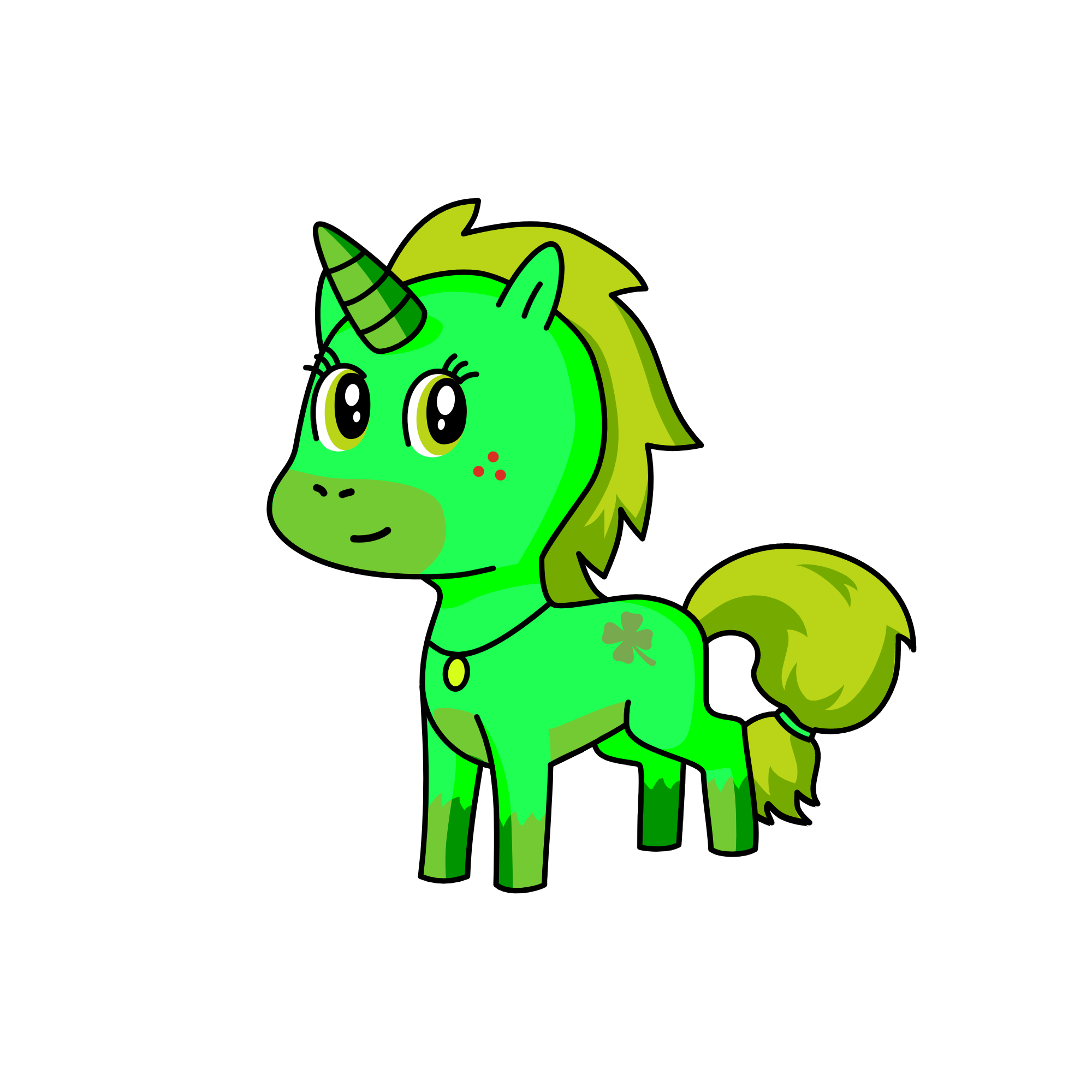Unicorn of nature, the unicorn