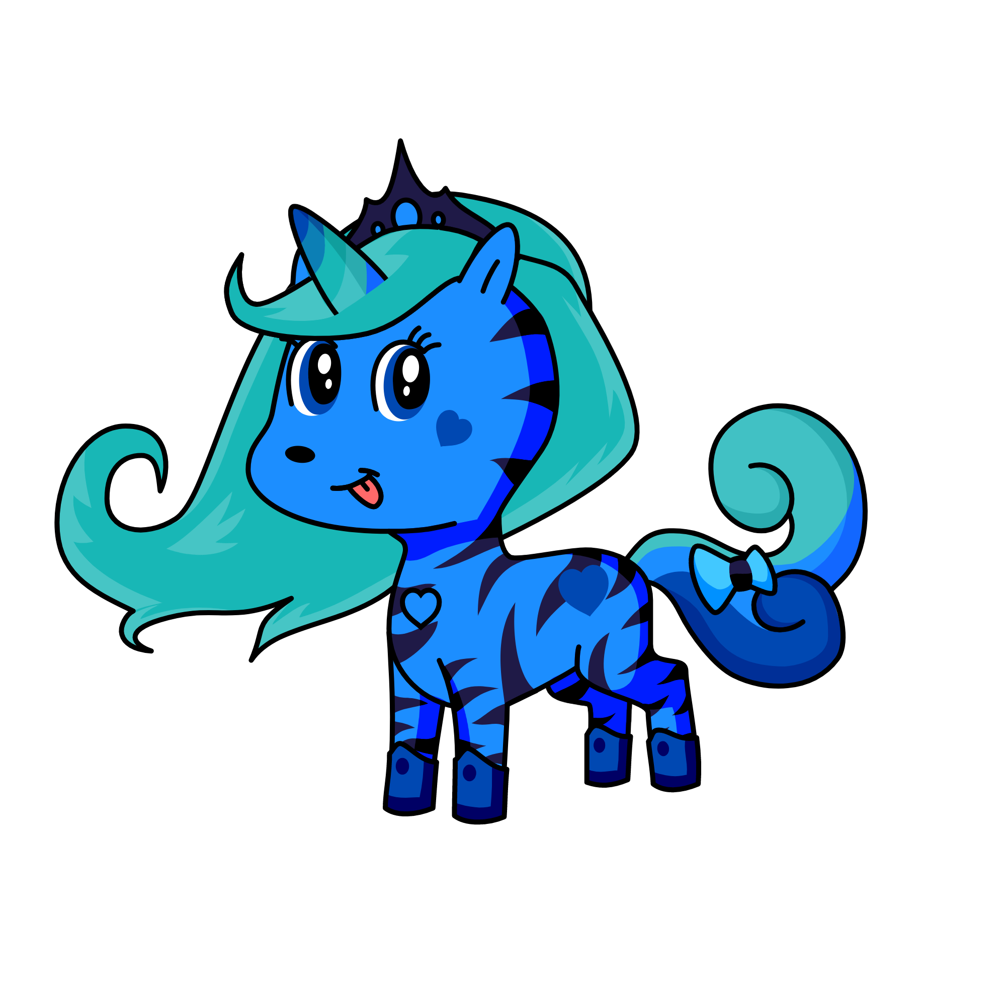princess violet, the unicorn