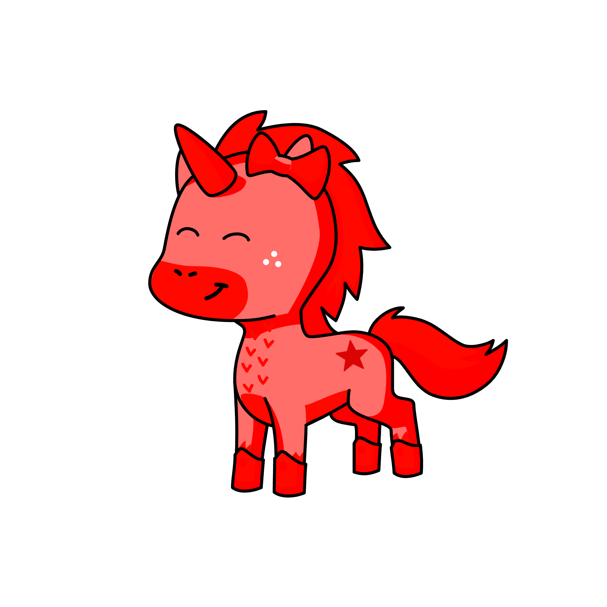 Pepper, the unicorn