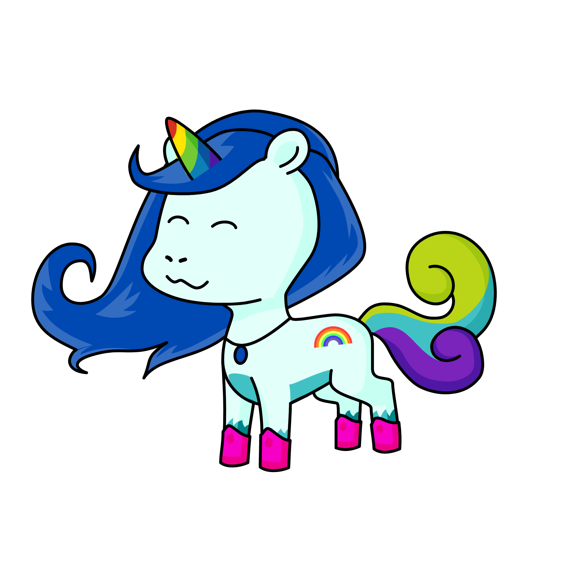 女王, the unicorn