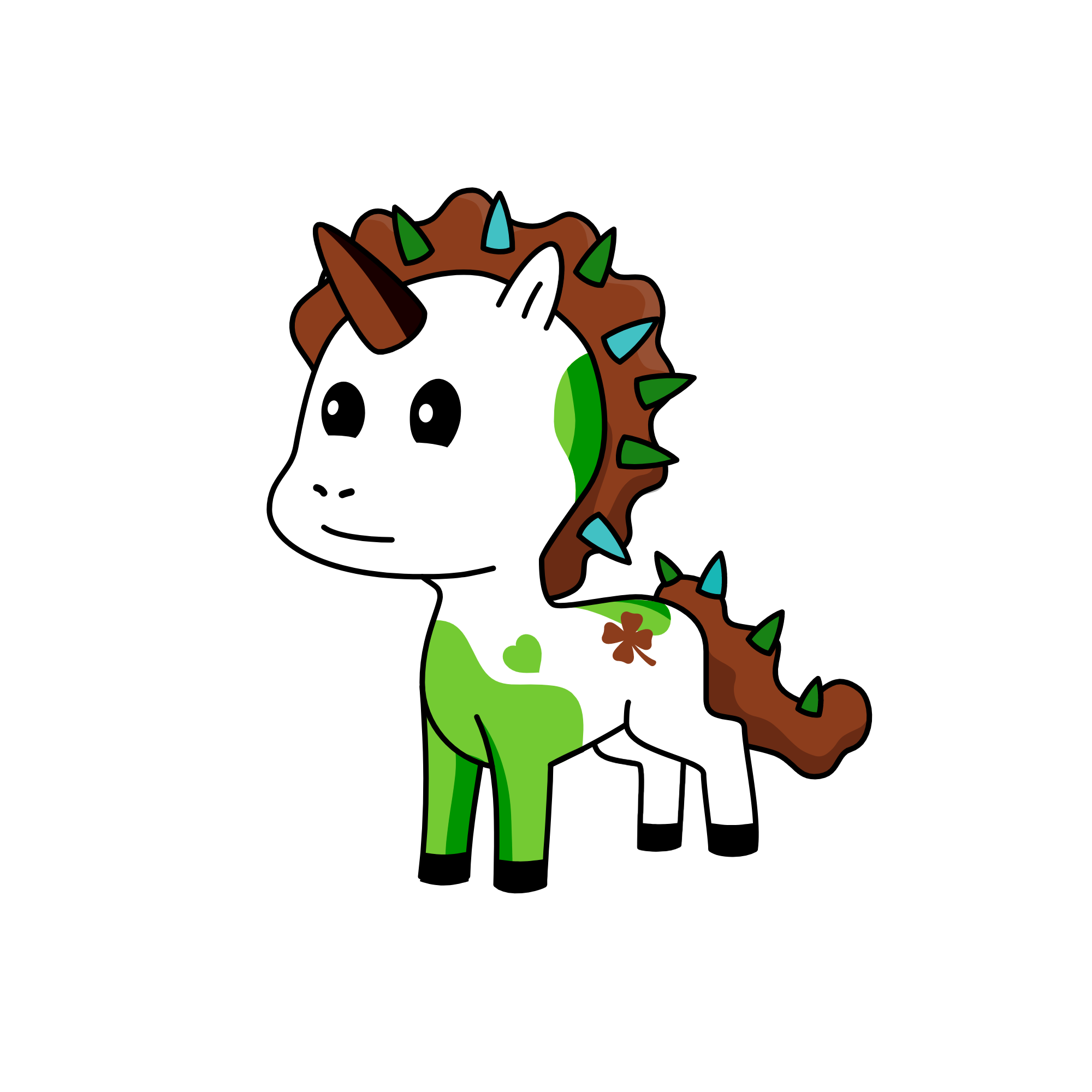 Bob ross as a younicorn, the unicorn