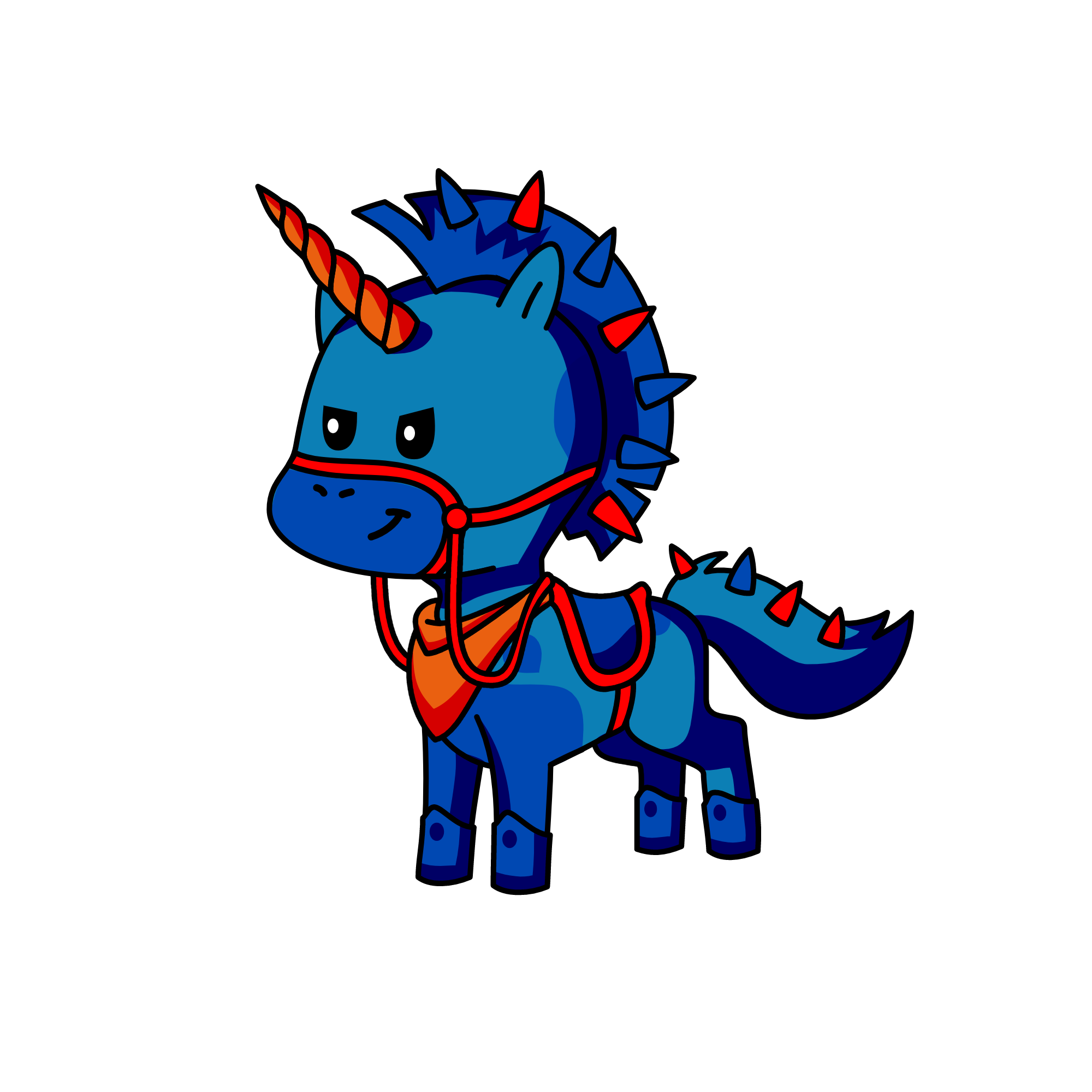 spiker the 2nd, the unicorn