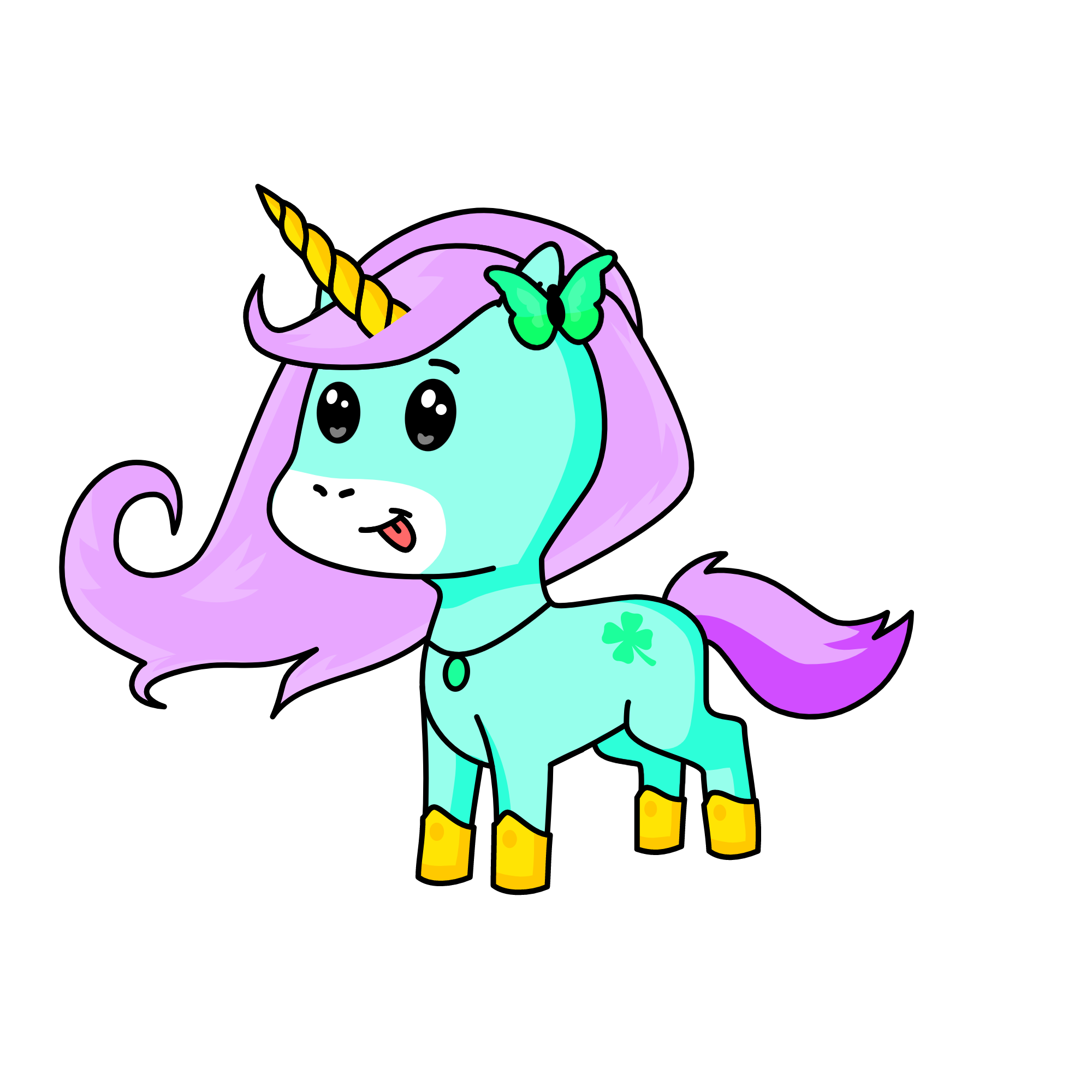 Candy, the unicorn