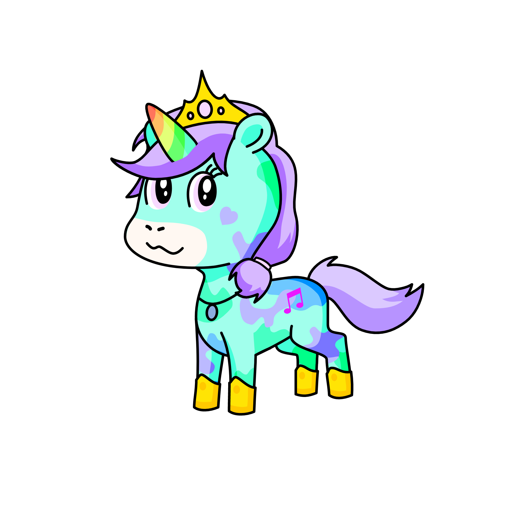 Colors, the unicorn