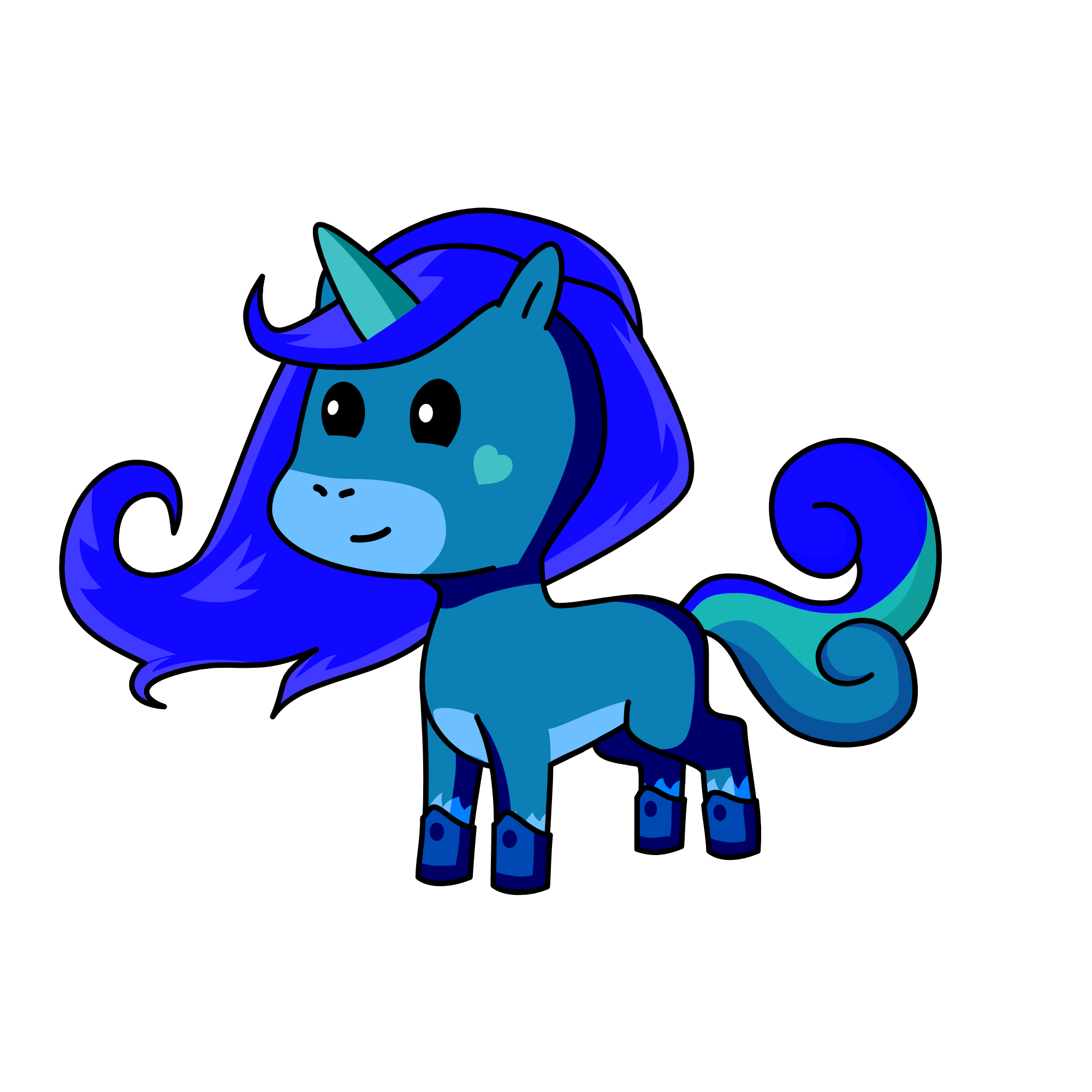 Midnight, the unicorn