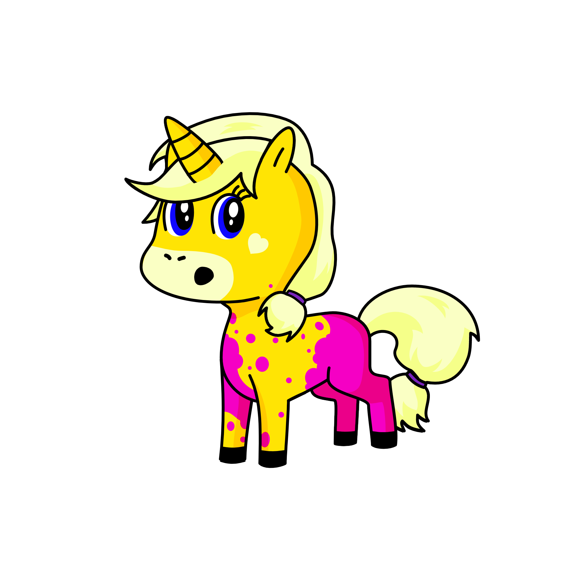 Why is there pink goo on me?, the unicorn
