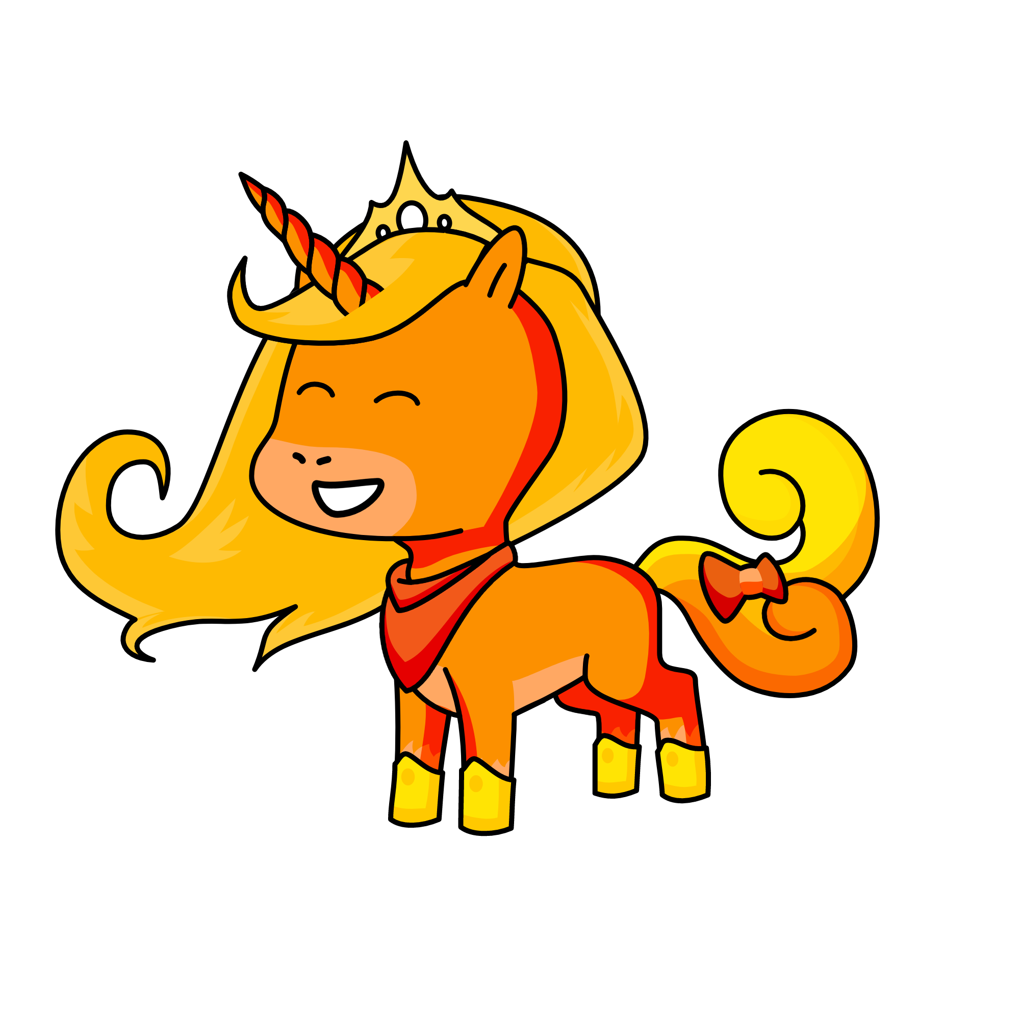 Princess Sunshine, the unicorn