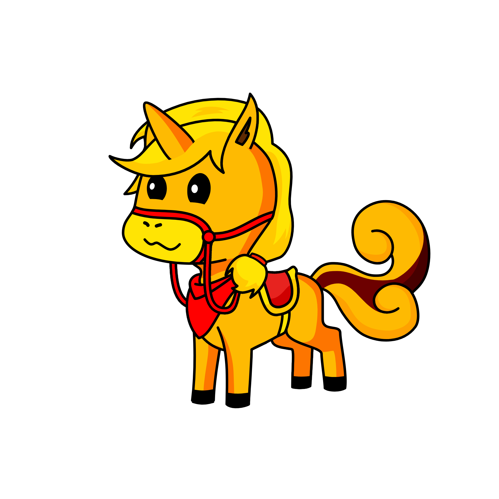 Gryfi the Gryffindor, the unicorn