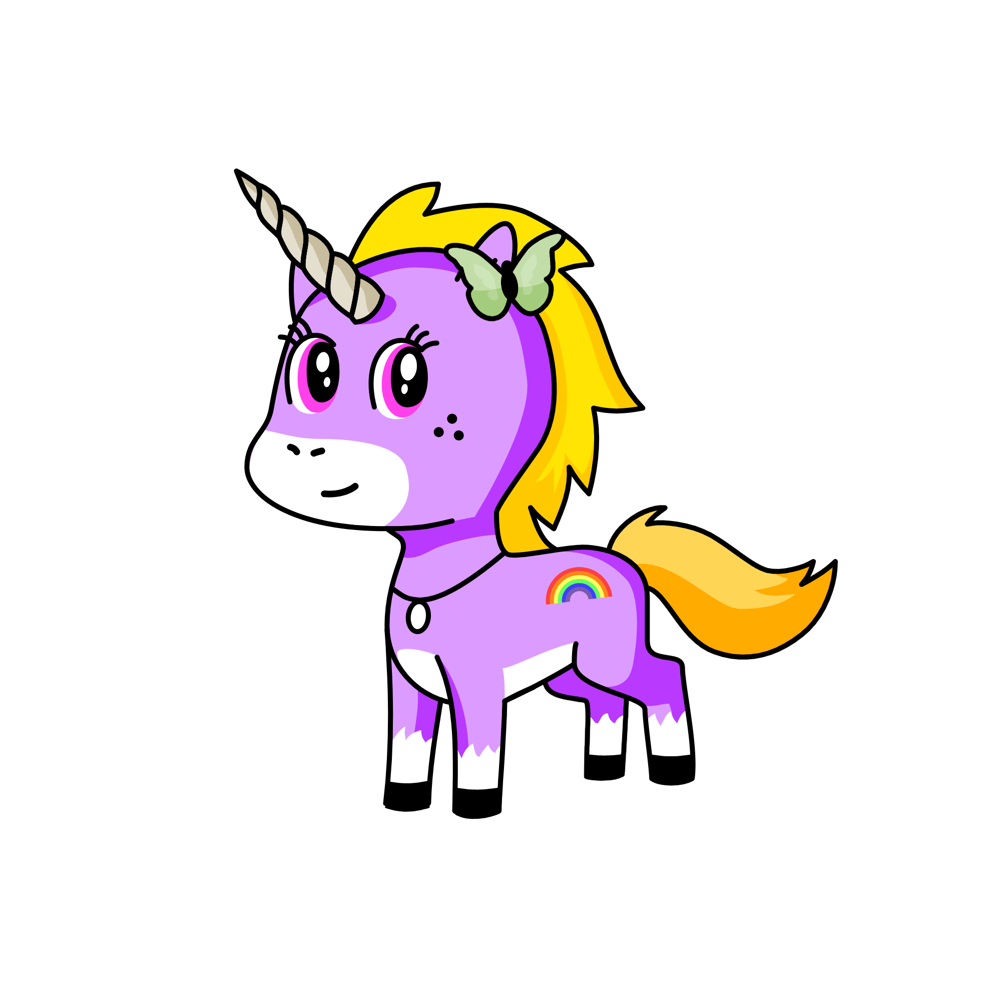 rainbow diamond, the unicorn