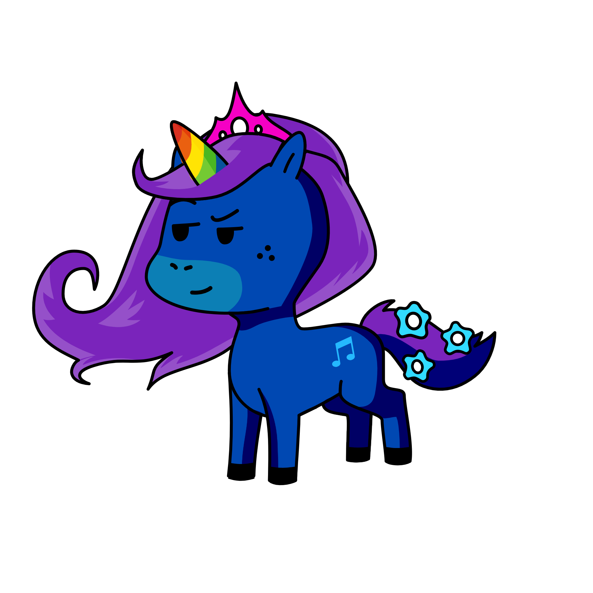 lunarisa, the unicorn