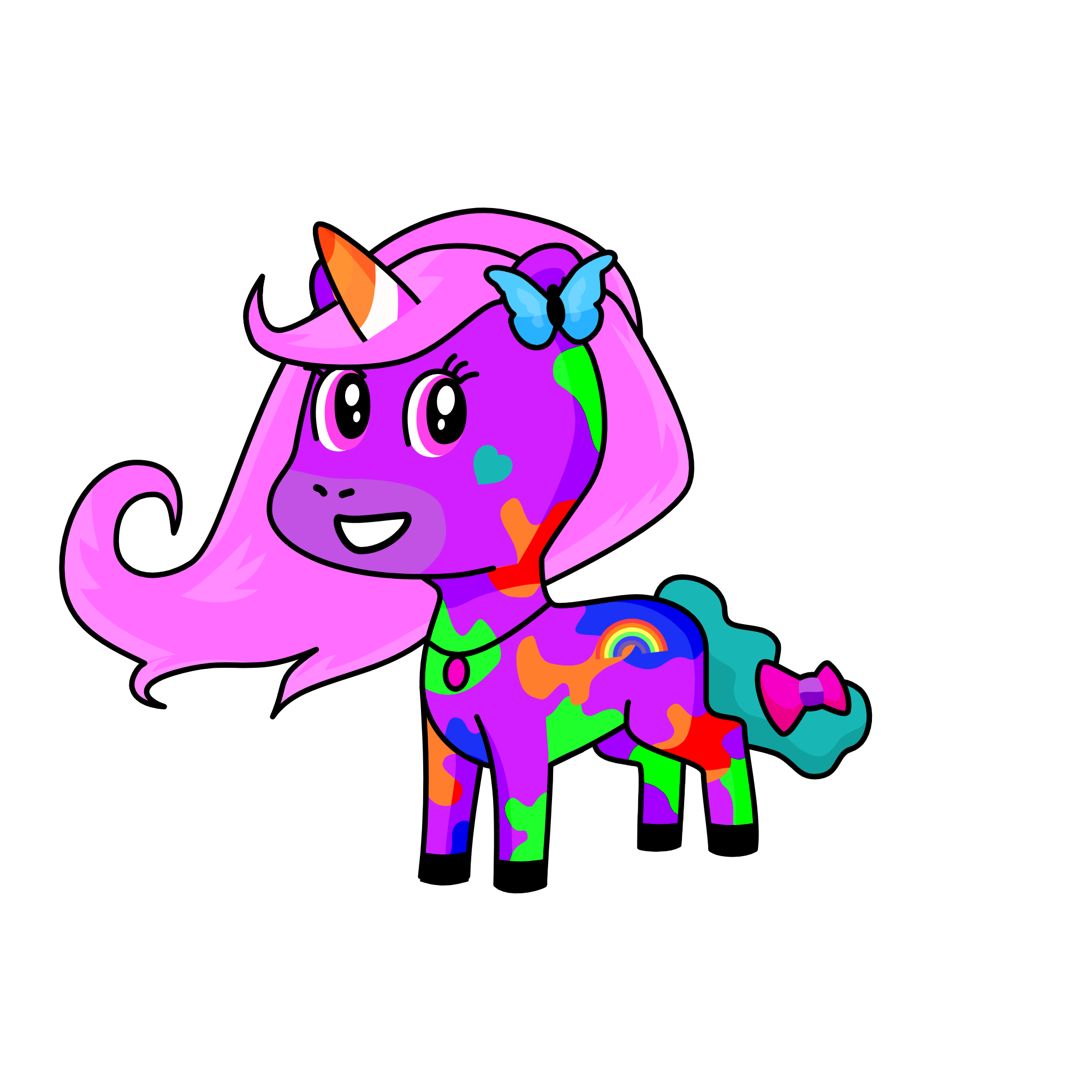 Evelyn, the unicorn