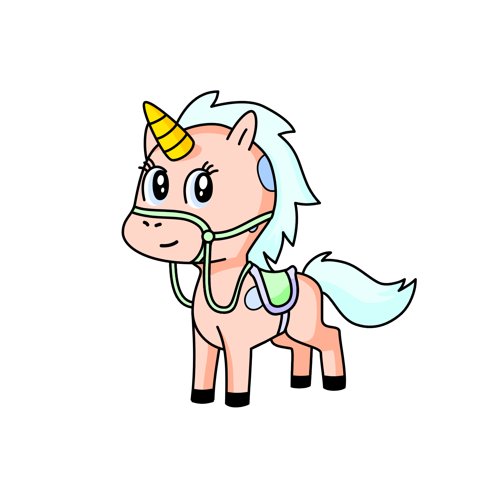 Pastel, the unicorn