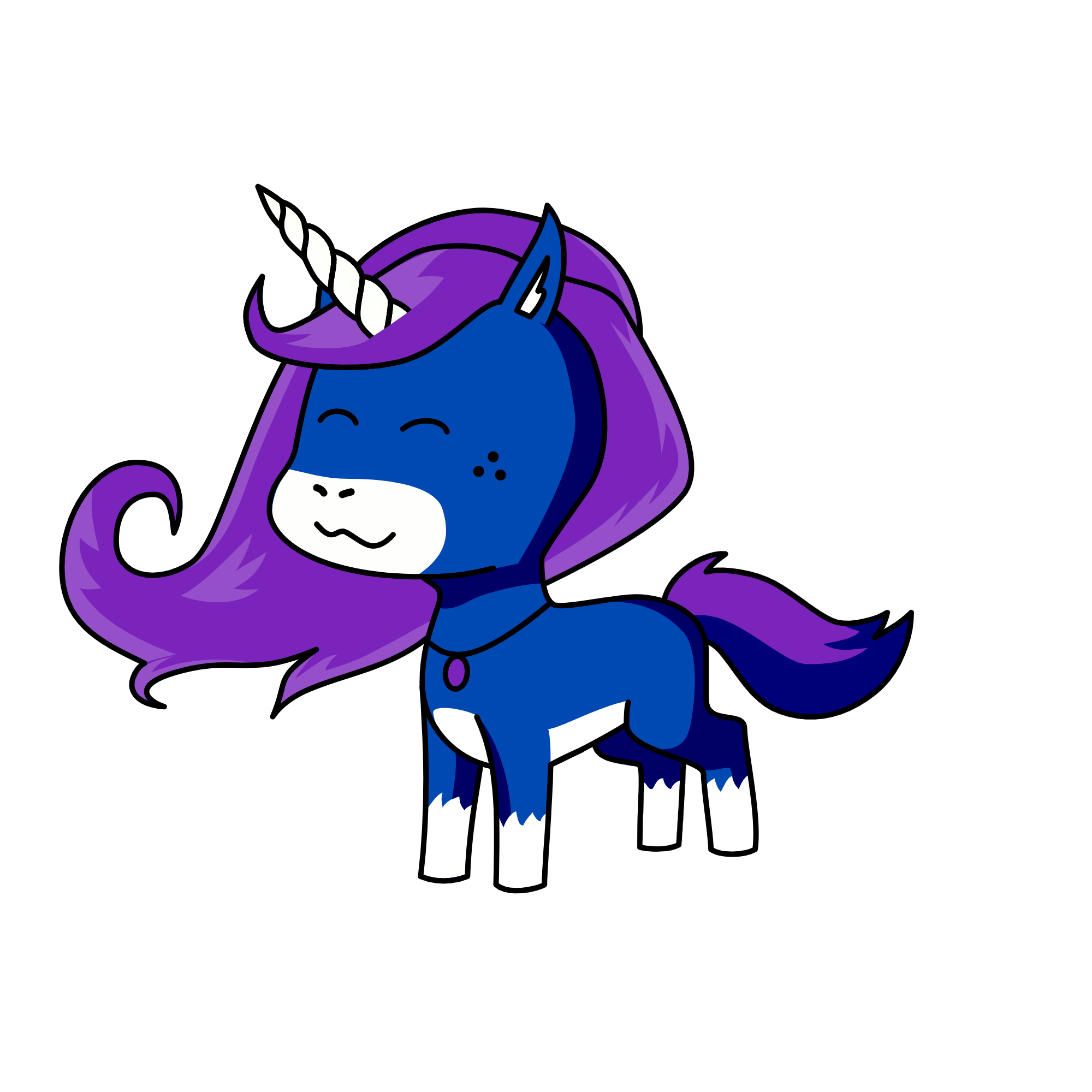 Midnight, the unicorn