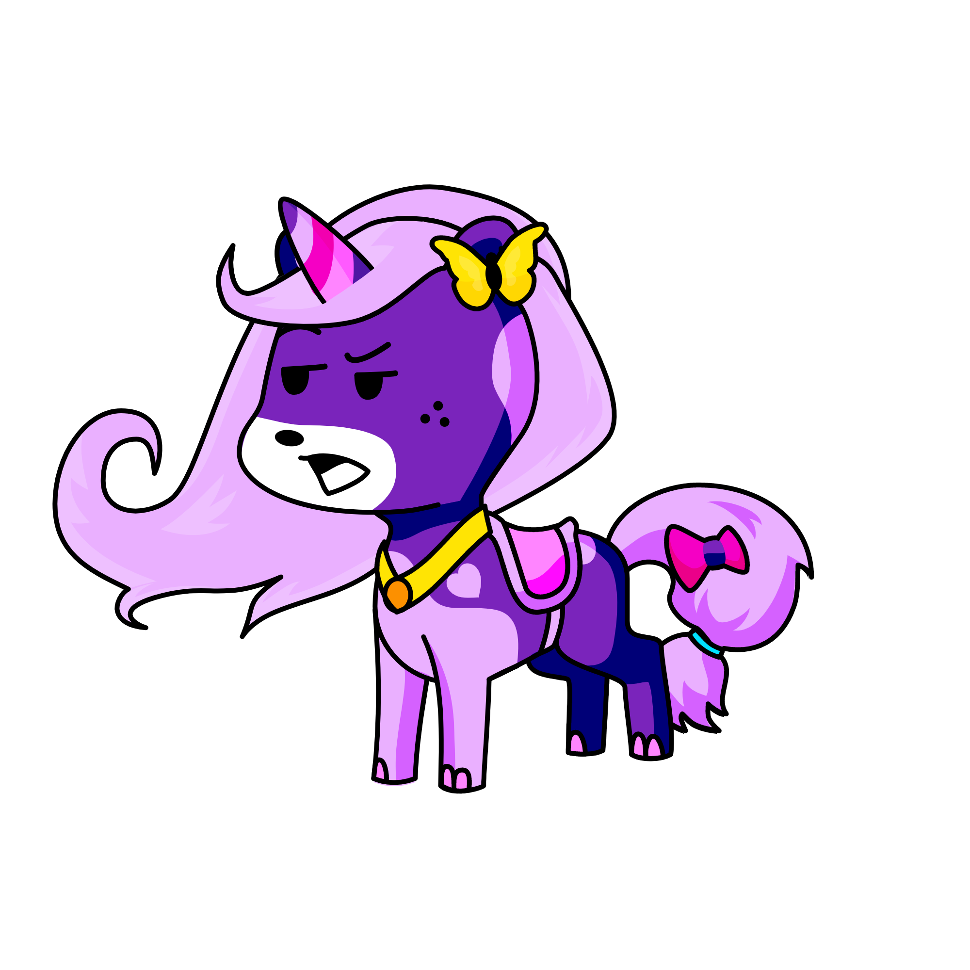 Monica, the unicorn