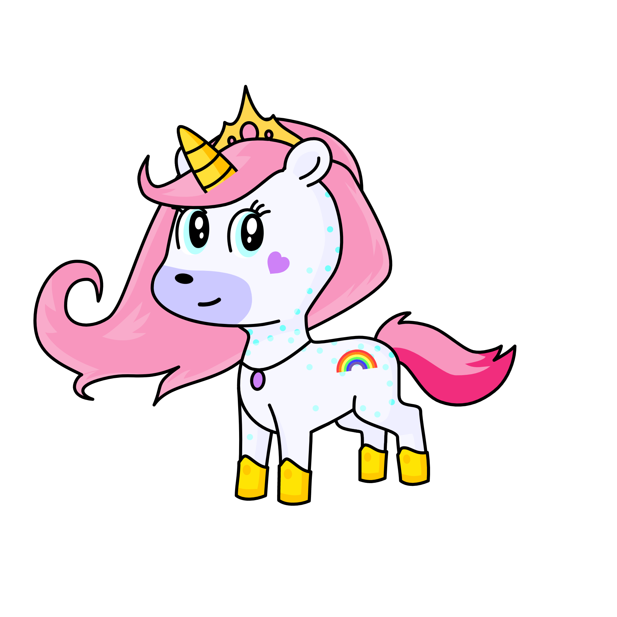 Cupcake, the unicorn