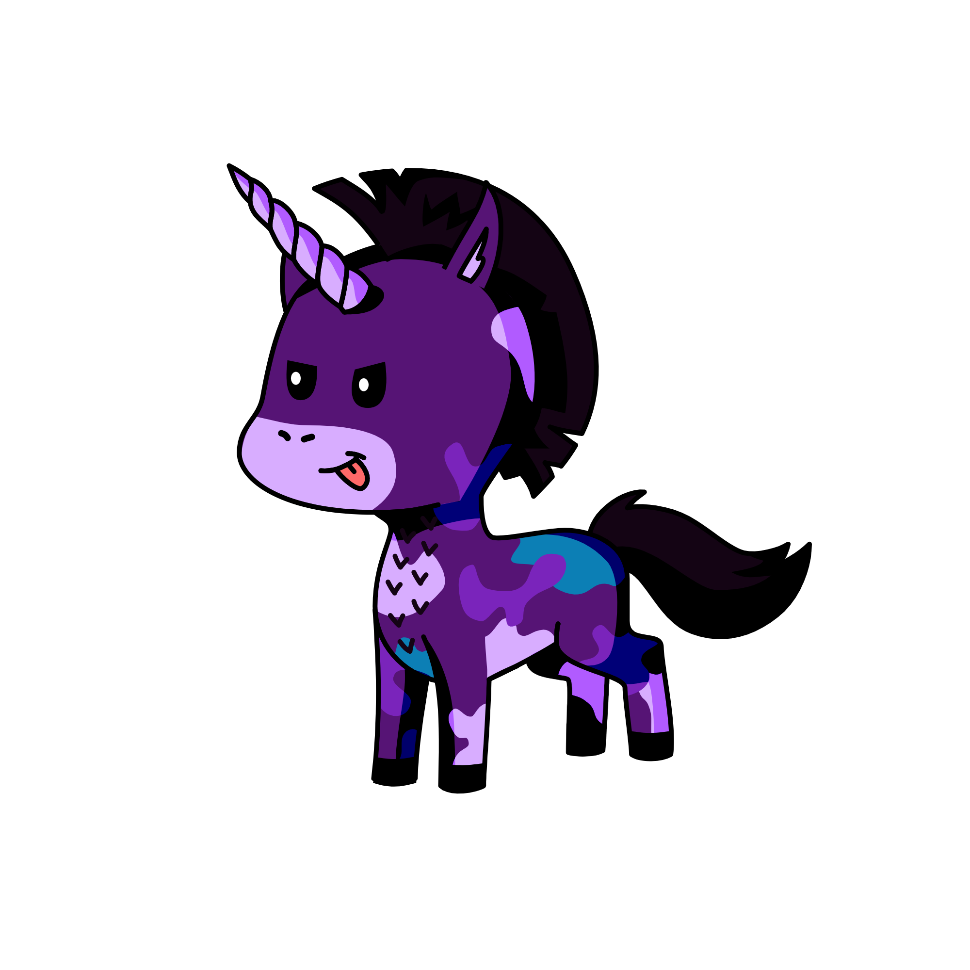 Midnight, the unicorn