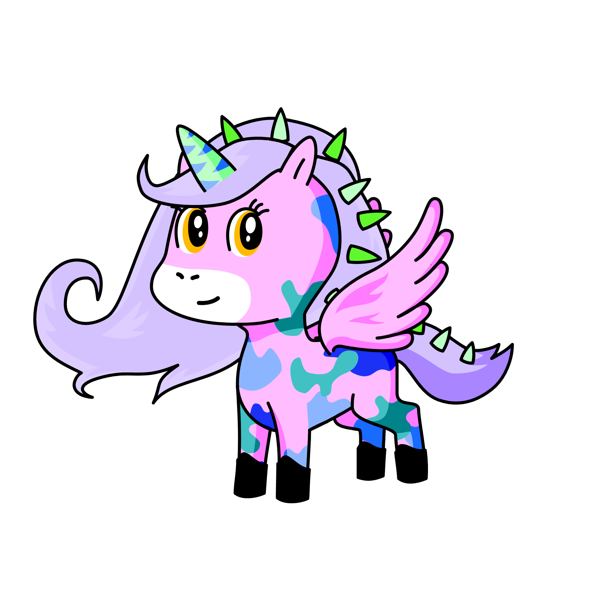 idk i just made somthin hope ya like itπ, the unicorn