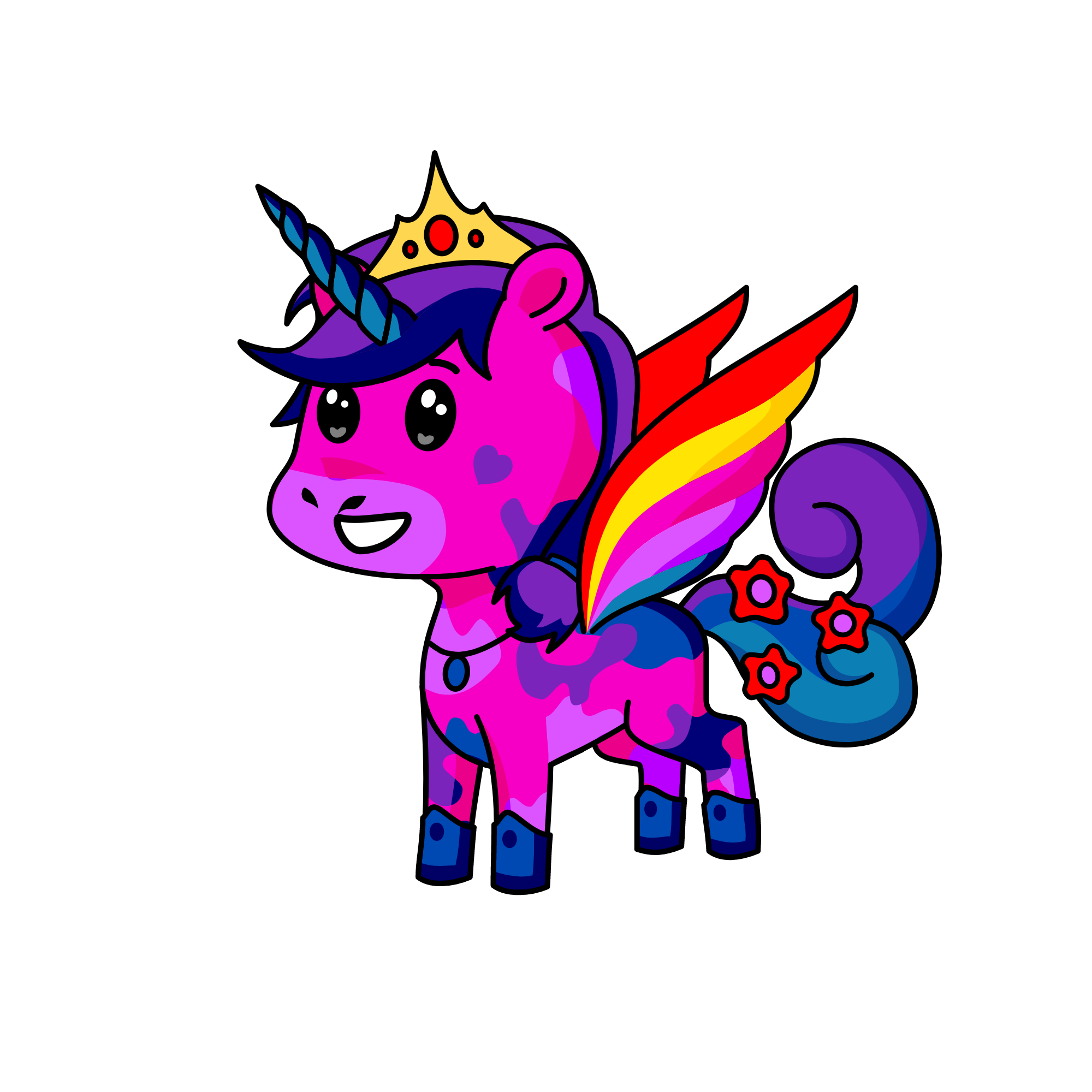 My Luck (Queen Rainbow) , the unicorn