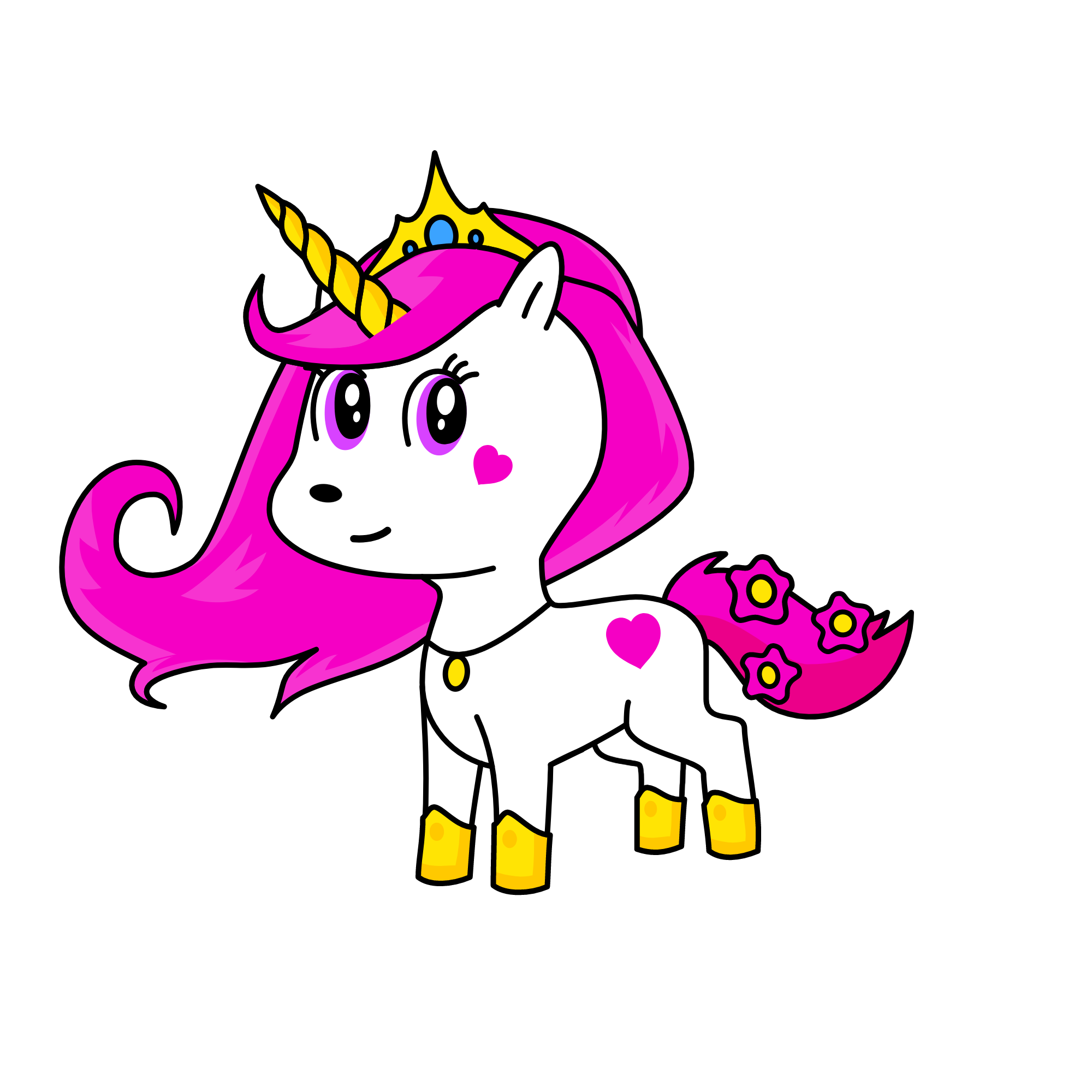 pinky, the unicorn